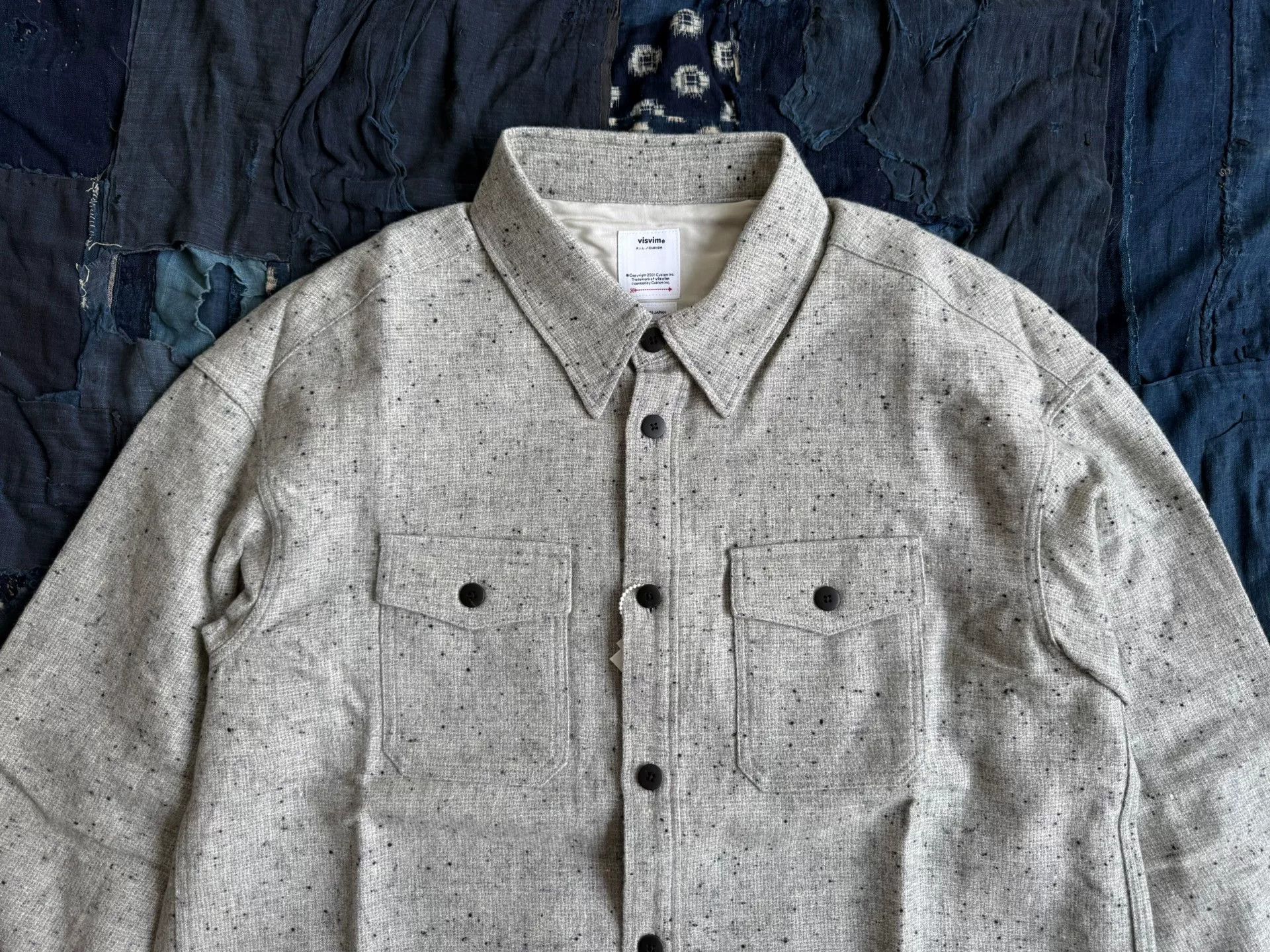 Visvim VISVIM Lumber Tweed Long Sleeve Shirt Size US M / EU 48-50 / 2 - 3 Thumbnail