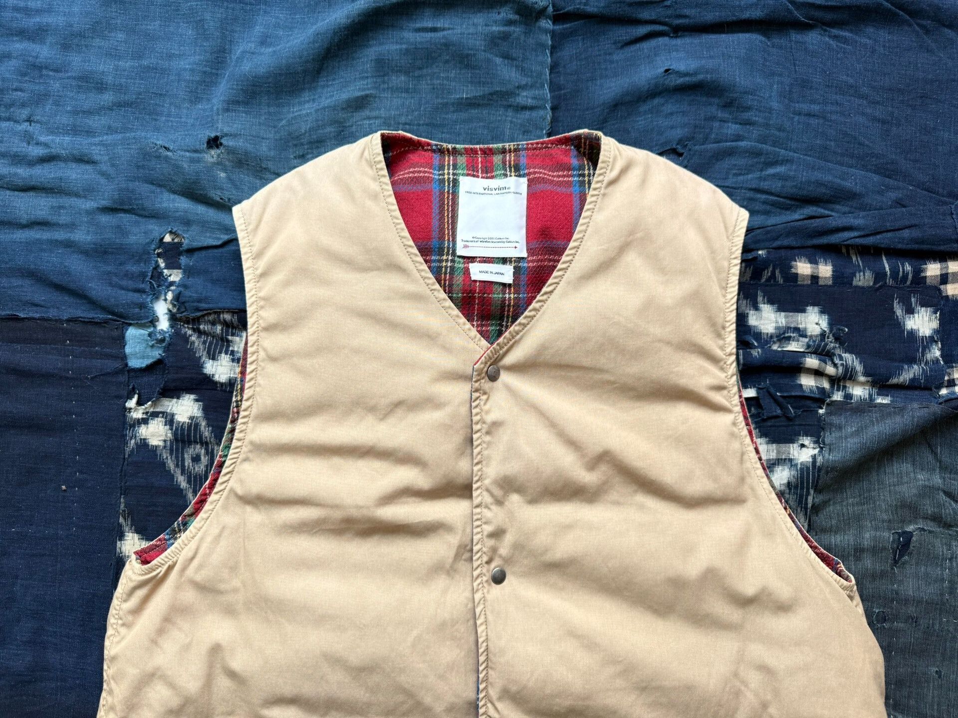 Visvim Visvim Kora Down Vest in Beige Size US M / EU 48-50 / 2 - 8 Thumbnail