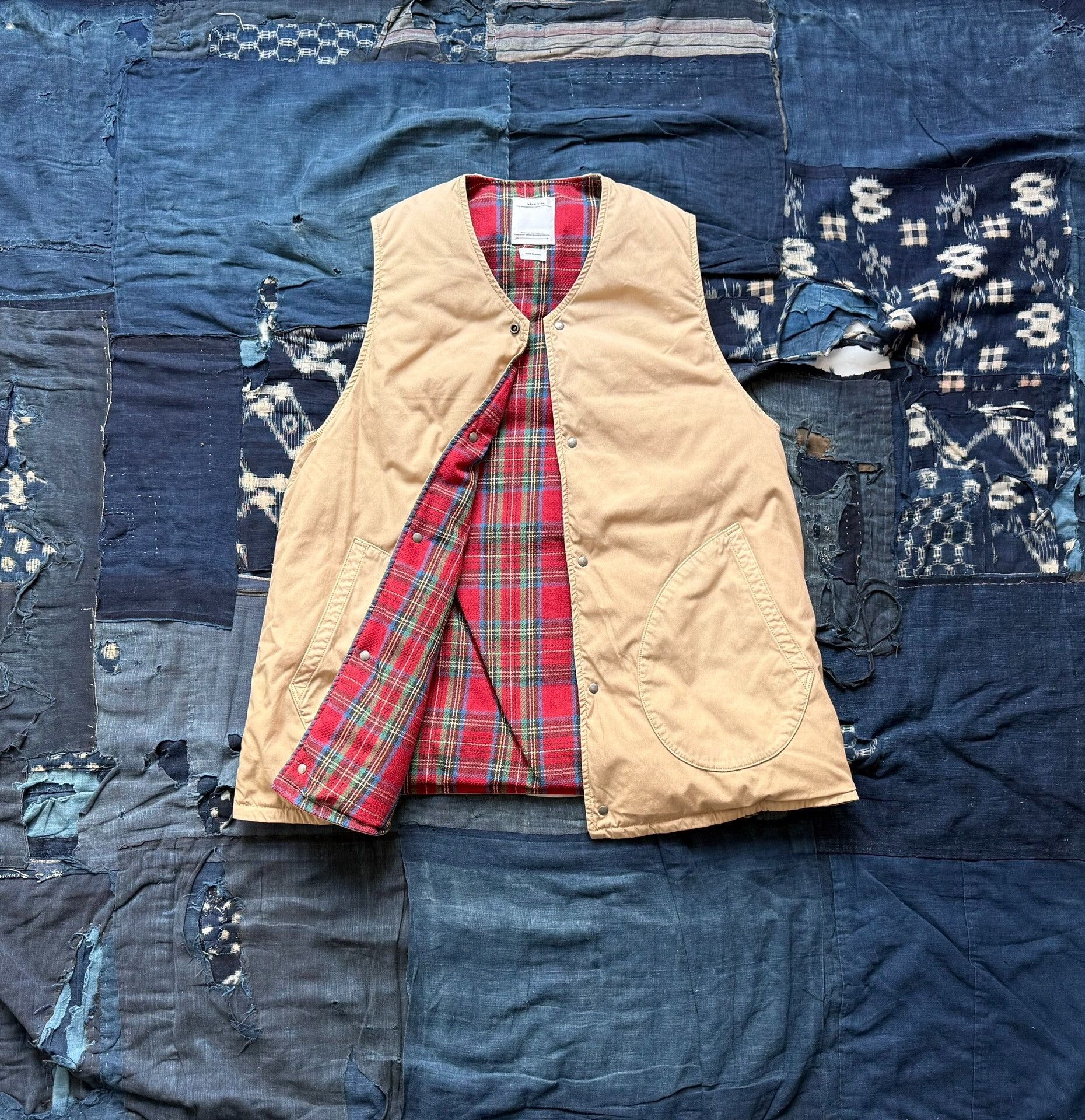 Visvim Visvim Kora Down Vest in Beige Size US M / EU 48-50 / 2 - 2 Thumbnail