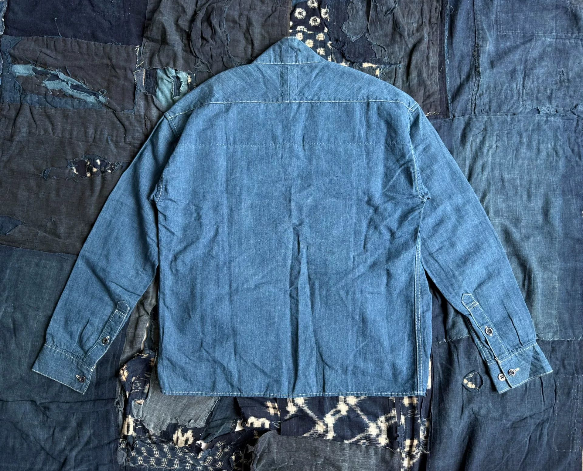 Visvim VISVIM LHAMO KIMONO SHIRT 15AW Size US M / EU 48-50 / 2 - 2 Thumbnail