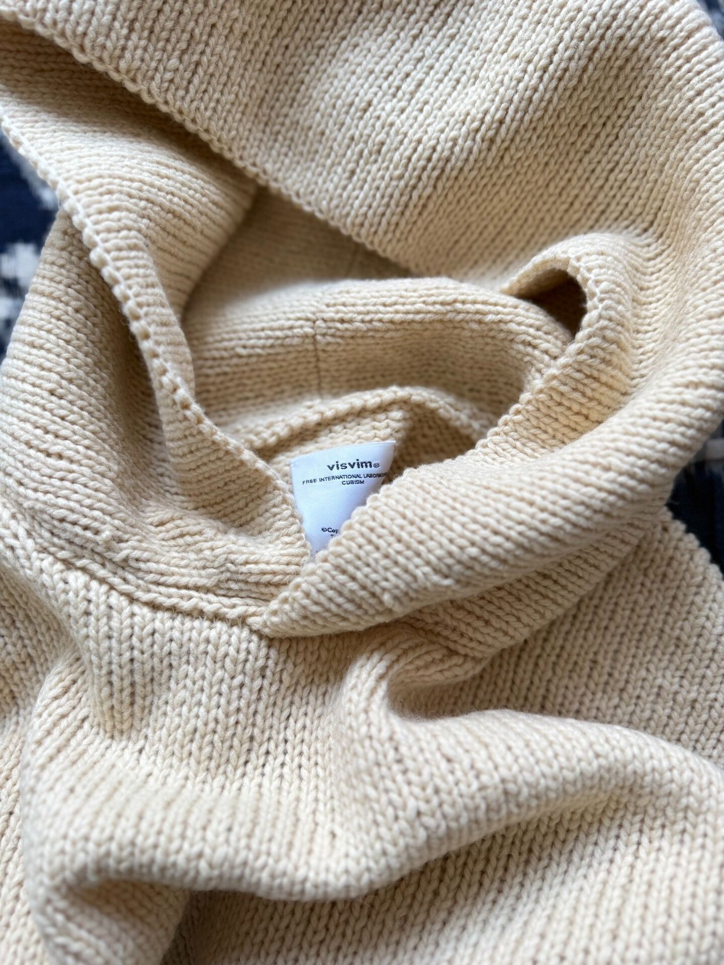 Visvim VISVIM Amplus Knit Hoodie Sweater Size US XL / EU 56 / 4 - 7 Thumbnail