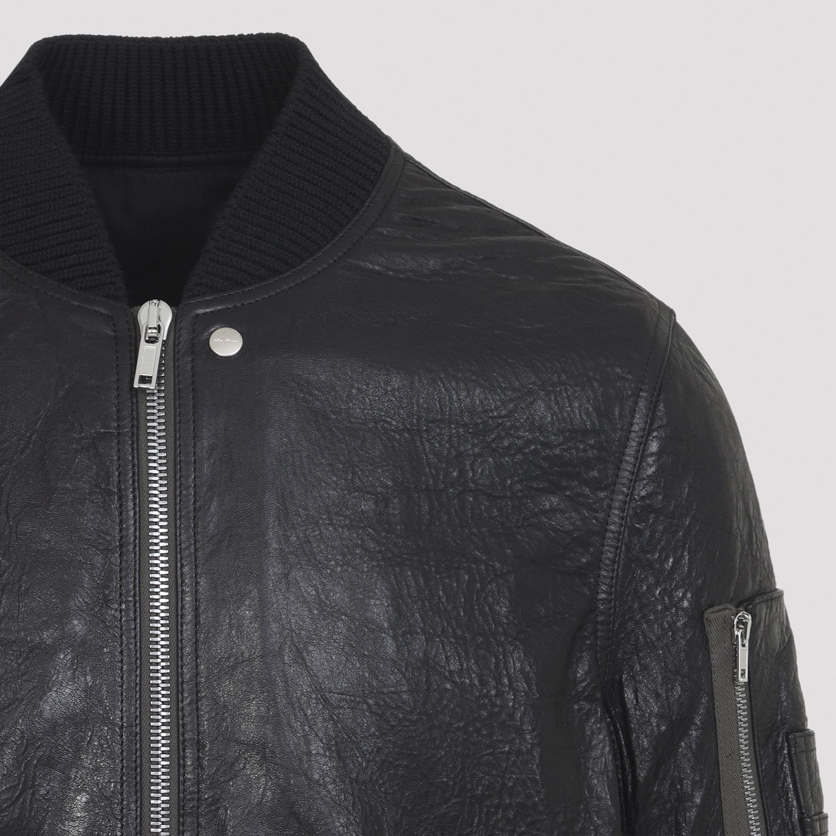 Rick Owens Rick Owens Classic Flight Jacket Size US L / EU 52-54 / 3 - 4 Thumbnail