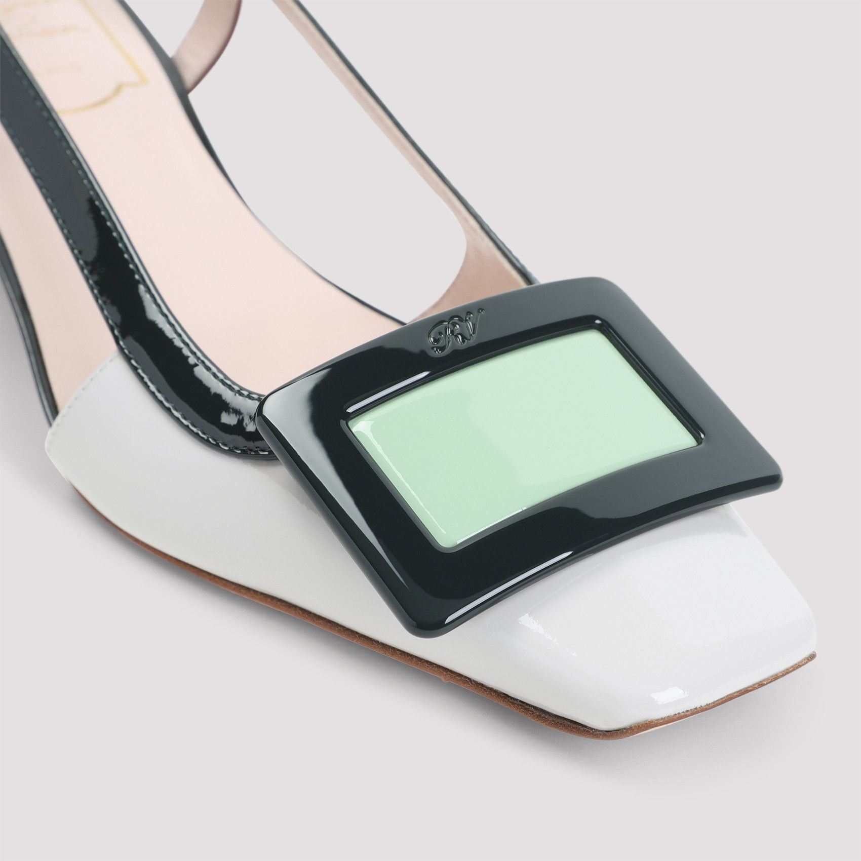 Roger Vivier Roger Vivier BV Lacquered Buckle 45 Pumps Size US 7.5 / IT 37.5 - 4 Thumbnail