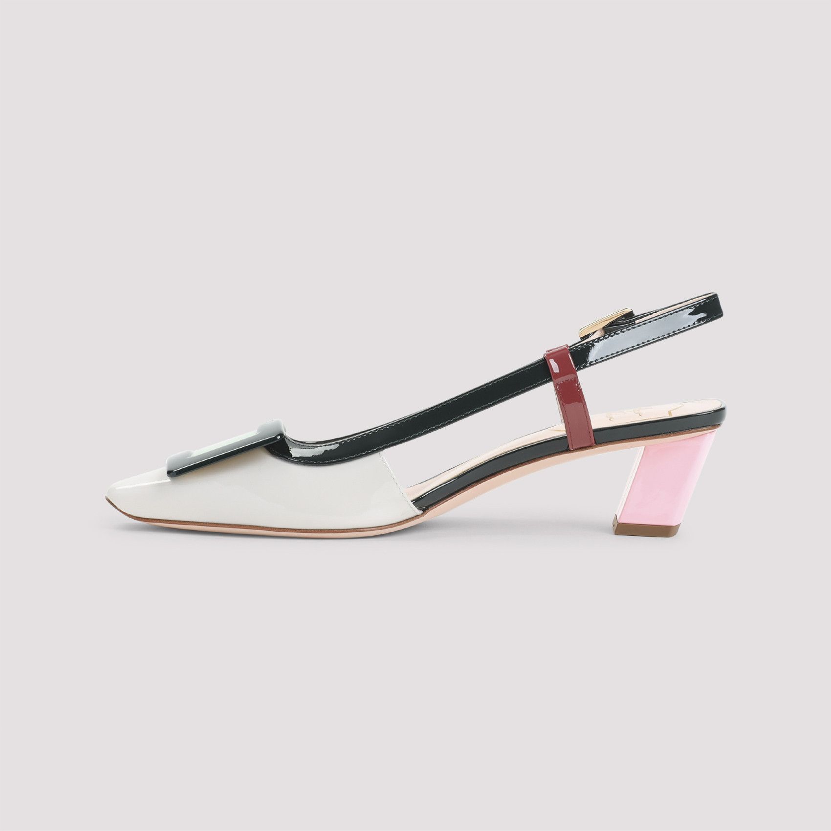 Roger Vivier Roger Vivier BV Lacquered Buckle 45 Pumps Size US 7.5 / IT 37.5 - 2 Thumbnail