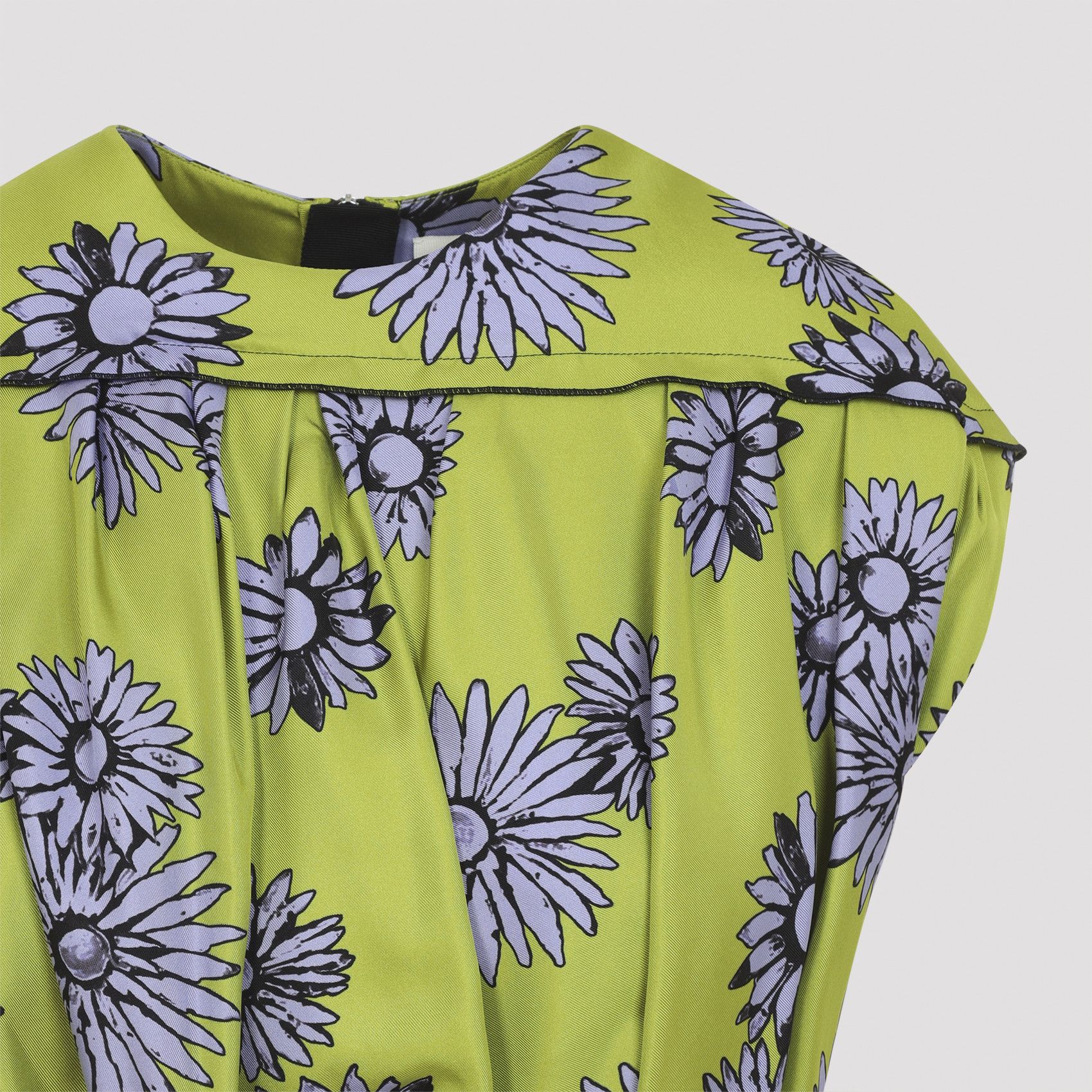 Lanvin Lanvin Printed Draped Top Dress Size XS / US 0-2 / IT 36-38 - 3 Thumbnail