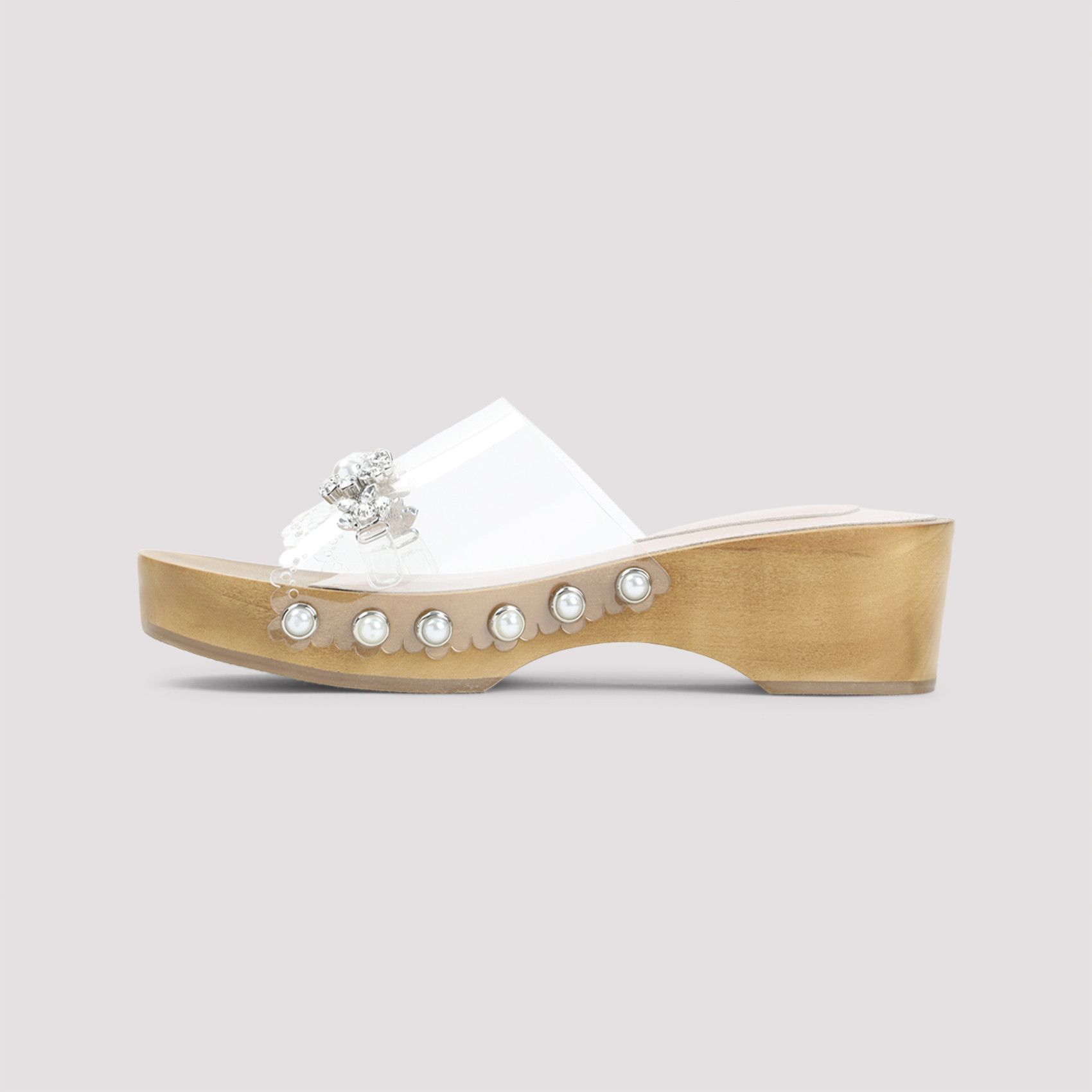 Simone Rocha Simone Rocha Scalopped Wooden Clog Sandals Size US 10 / IT 40 - 2 Thumbnail