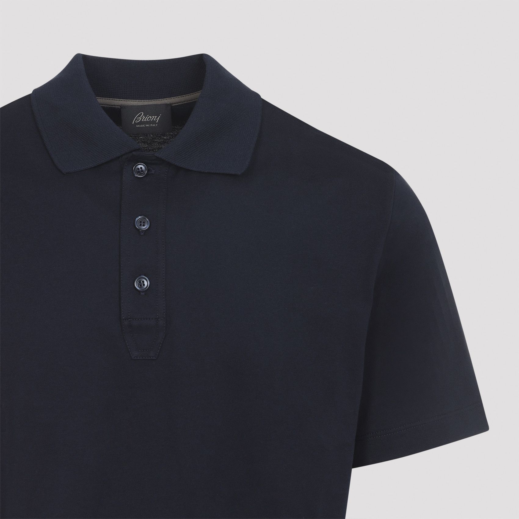 Brioni Brioni Cotton Polo Size US L / EU 52-54 / 3 - 3 Thumbnail