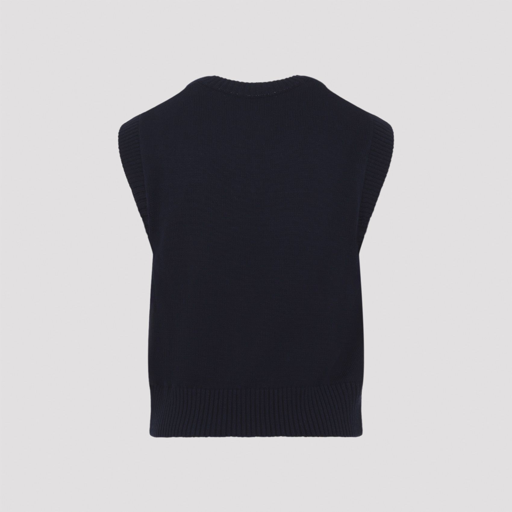 AMI Ami Wool and Cotton Vest Size US L / EU 52-54 / 3 - 2 Thumbnail