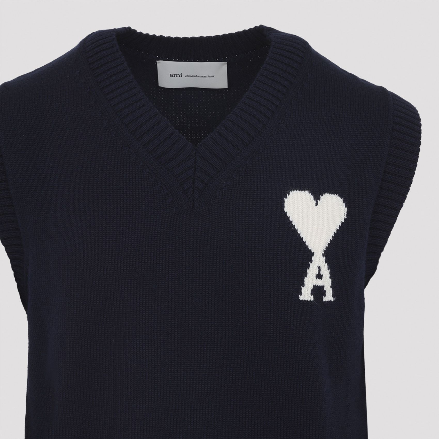 AMI Ami Wool and Cotton Vest Size US S / EU 44-46 / 1 - 3 Thumbnail