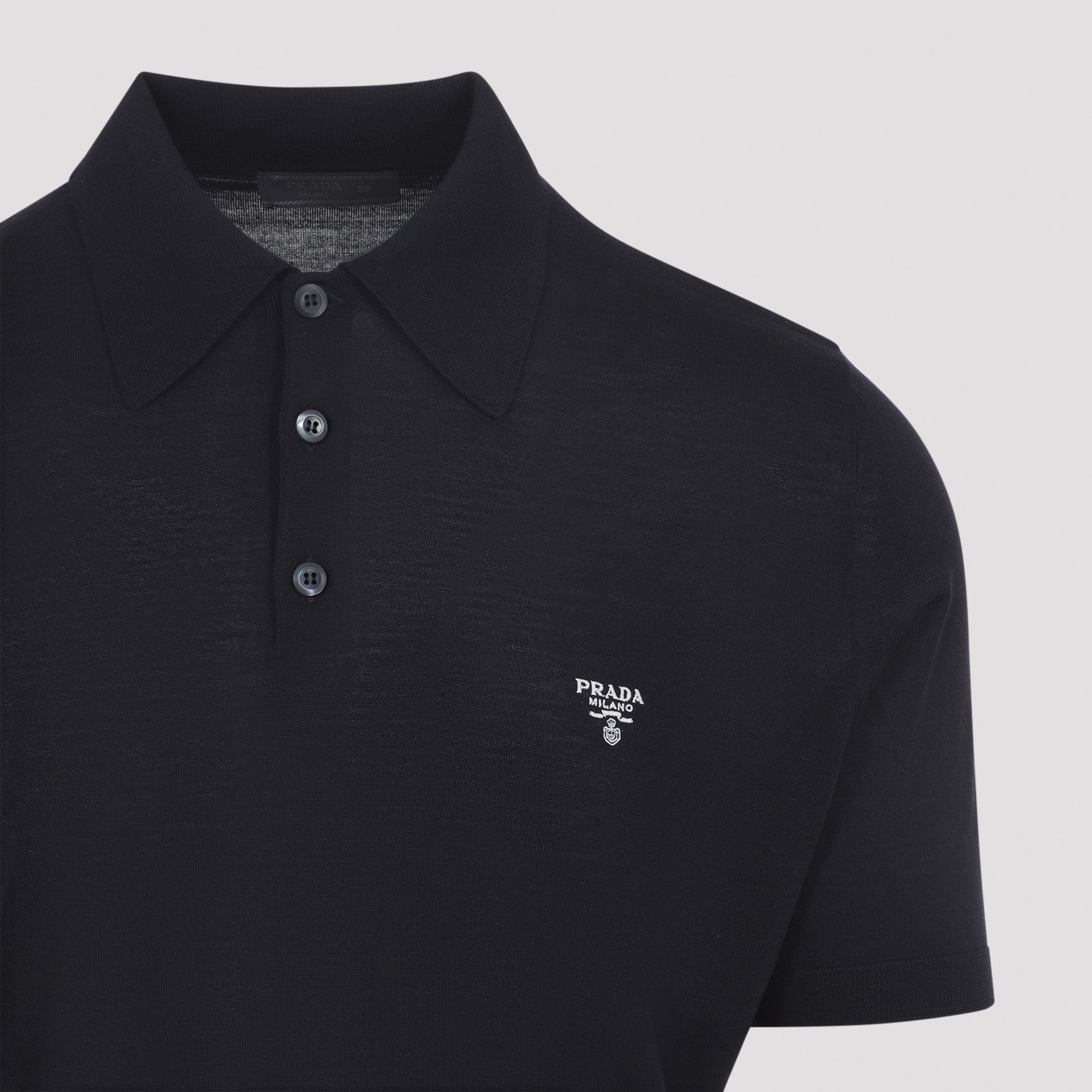 Prada Prada Knit Polo Size US L / EU 52-54 / 3 - 3 Thumbnail