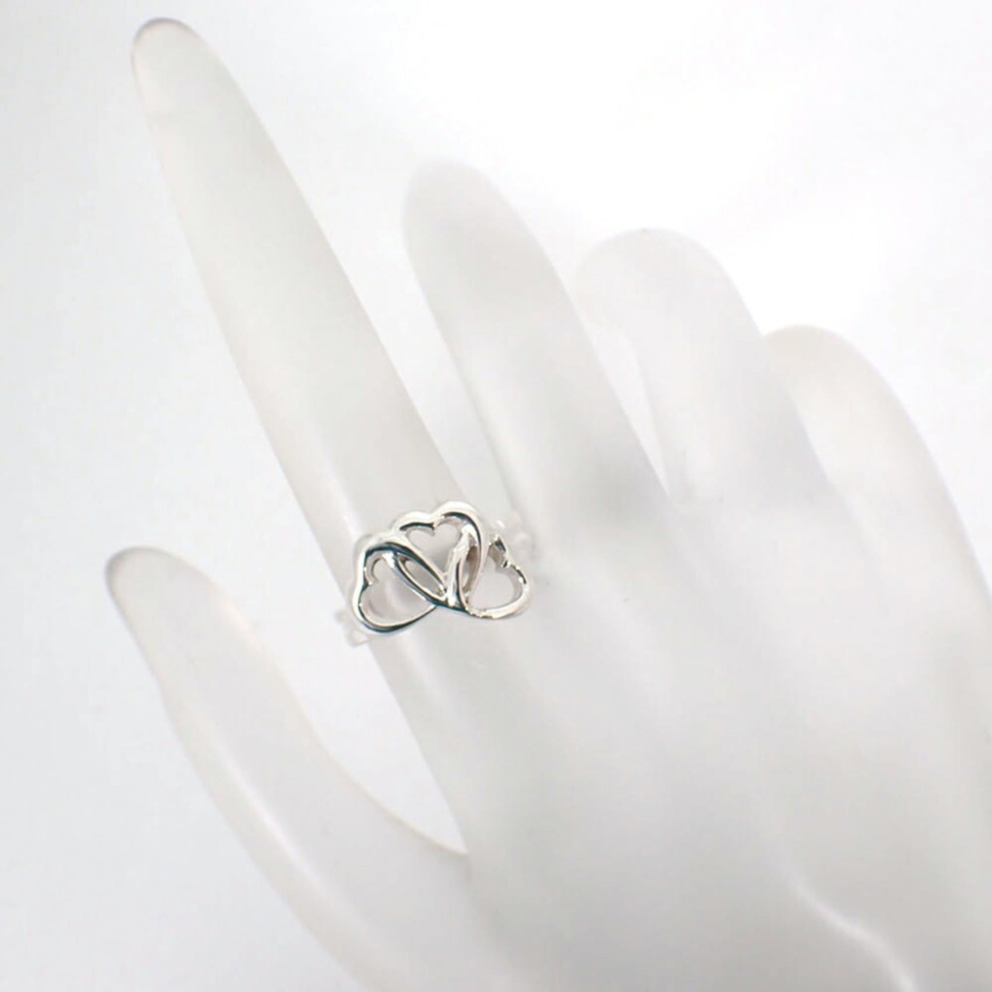 Tiffany & Co. TIFFANY 925 Triple Heart Ring, size 9 Size ONE SIZE - 4 Thumbnail
