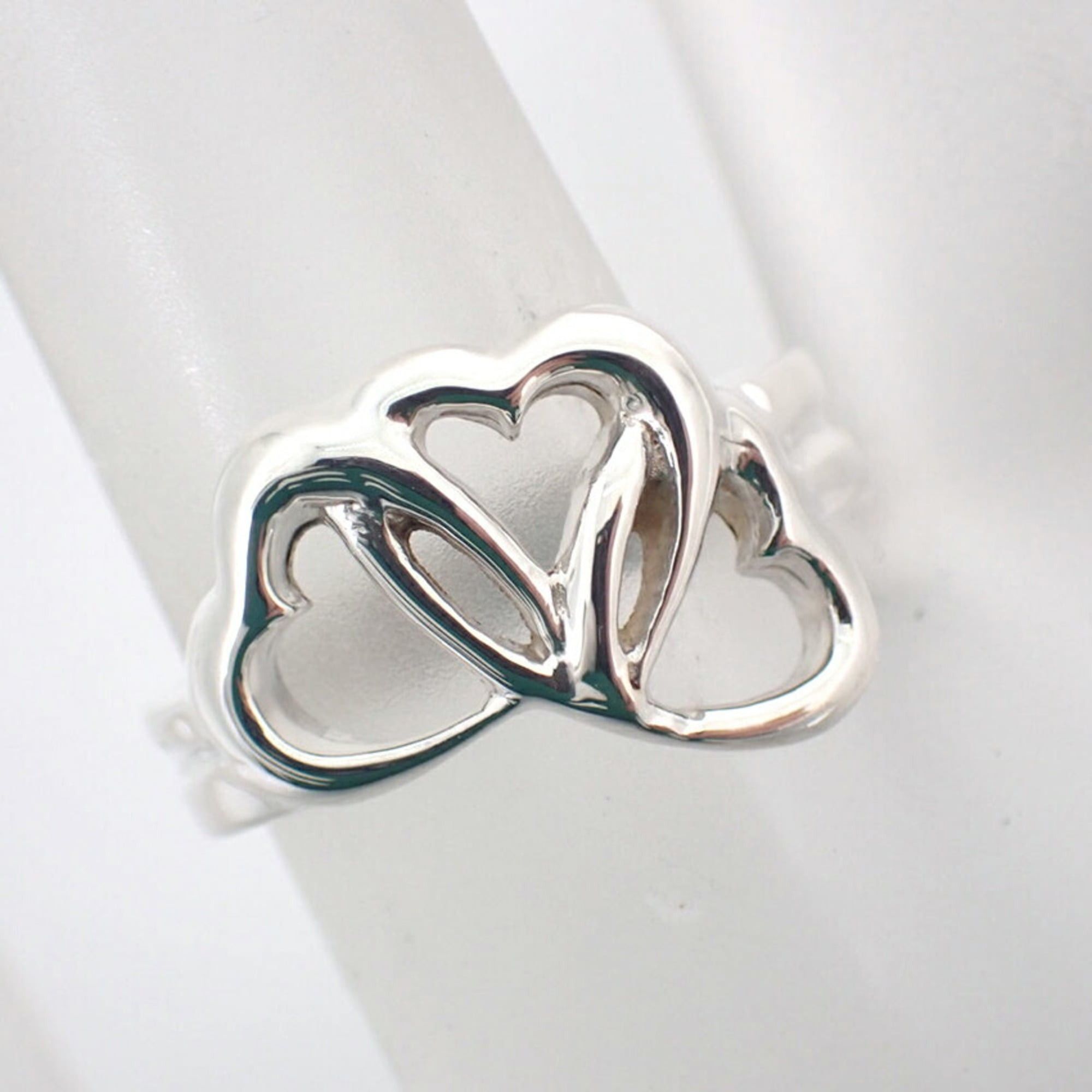Tiffany & Co. TIFFANY 925 Triple Heart Ring, size 9 Size ONE SIZE - 5 Thumbnail