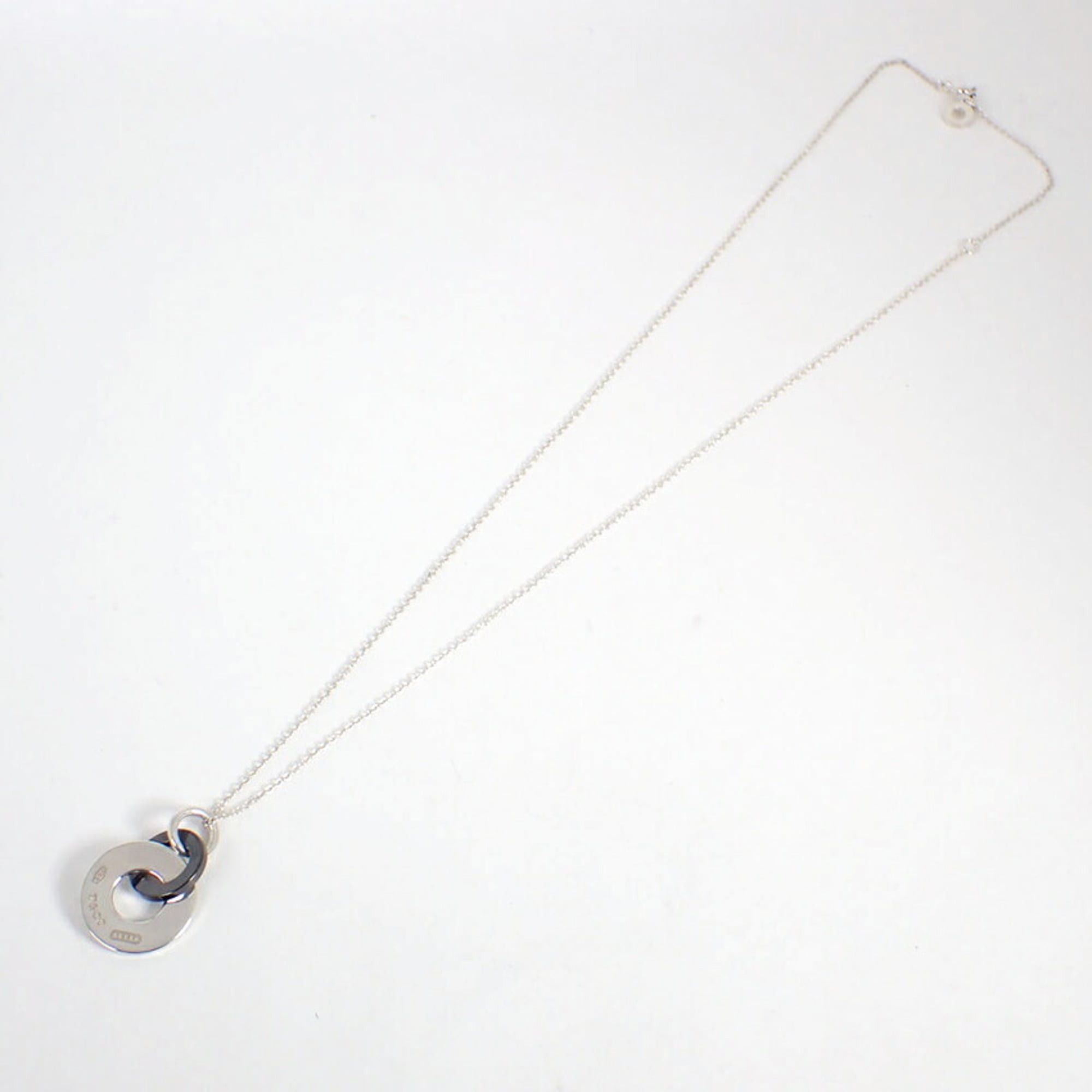Tiffany & Co. TIFFANY 925 Titanium 1837 Interlocking Circle Necklace Size ONE SIZE - 8 Thumbnail