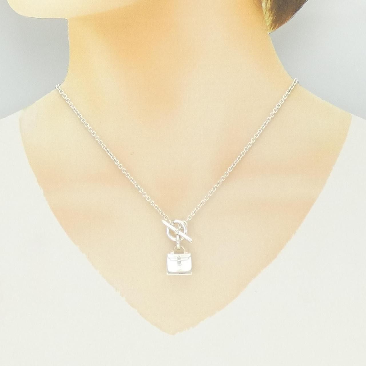 Hermes Hermes Hermès Amulette Kelly 925 Silver Necklace Precious Metal Necklace DUTY FREE for USA Size ONE SIZE - 6 Thumbnail