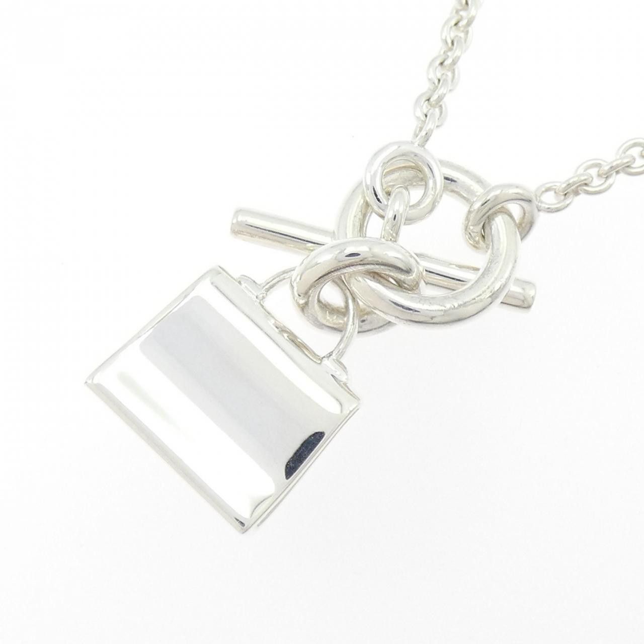 Hermes Hermes Hermès Amulette Kelly 925 Silver Necklace Precious Metal Necklace DUTY FREE for USA Size ONE SIZE - 4 Thumbnail