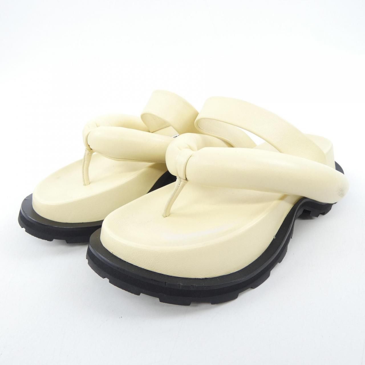 Jil Sander Jil Sander Jil Sander JS36046A Sandals Leather Shoes JS36046A DUTY FREE for USA Size ONE SIZE - 3 Thumbnail