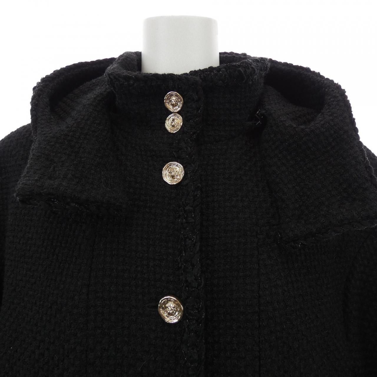 Chanel Chanel Chanel Coat Textile Outerwear P79858V71974 DUTY FREE for USA Size ONE SIZE - 6 Thumbnail