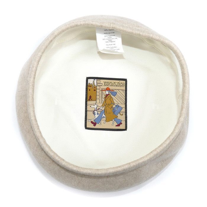 Hermes Hermes Hermès Saint-Honoré Cashmere Beret 58 Textile Hats DUTY FREE for USA Size ONE SIZE - 4 Thumbnail