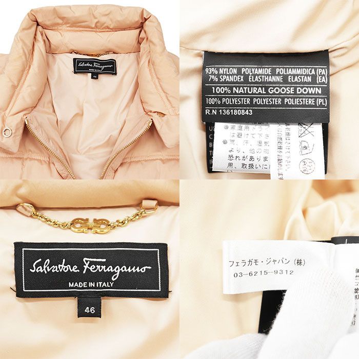 Salvatore Ferragamo Salvatore Ferragamo Salvatore Ferragamo Nylon Down Coat Textile Outerwear DUTY FREE for USA Size ONE SIZE - 10 Thumbnail