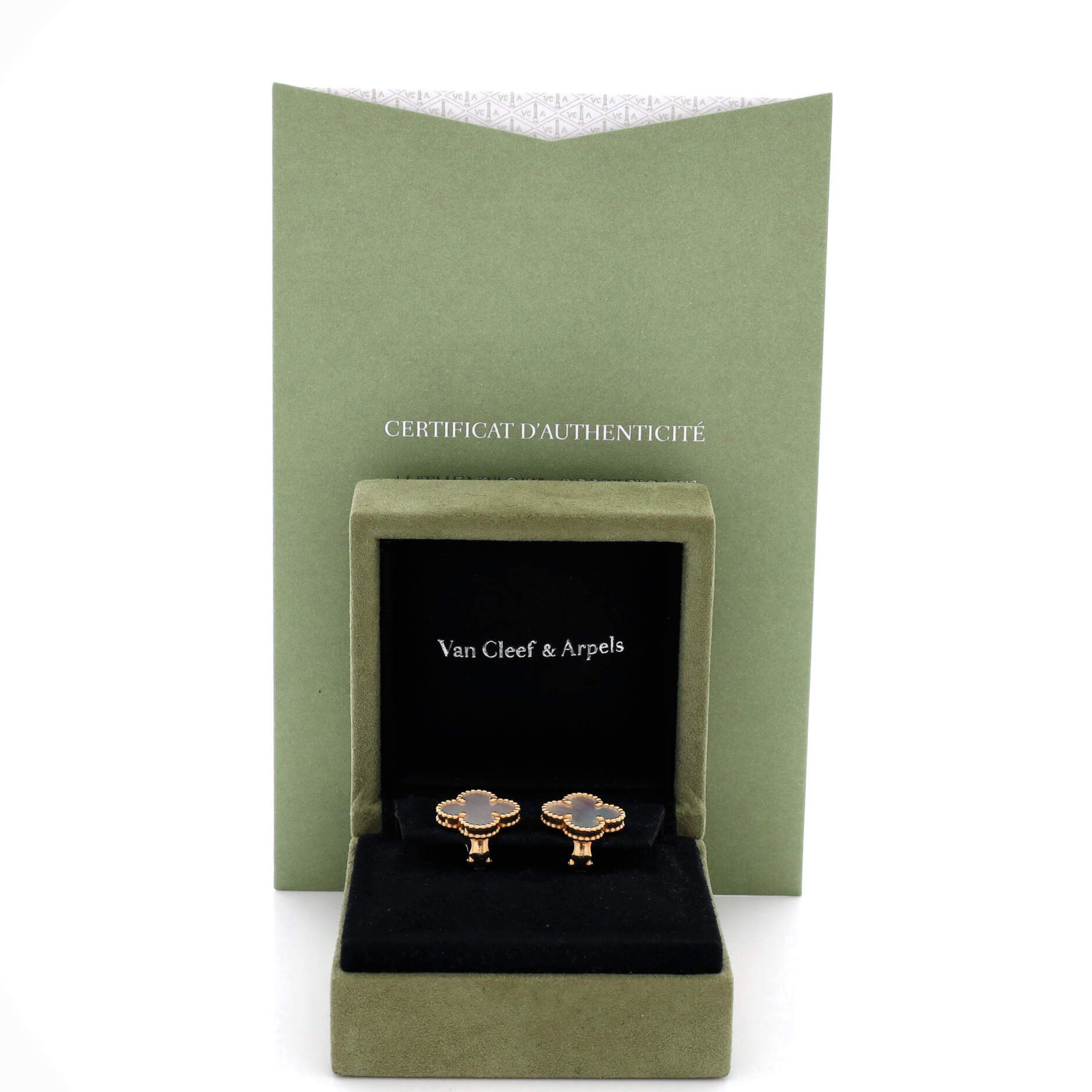 Van Cleef & Arpels Vintage Alhambra Earrings Size ONE SIZE - 2 Thumbnail