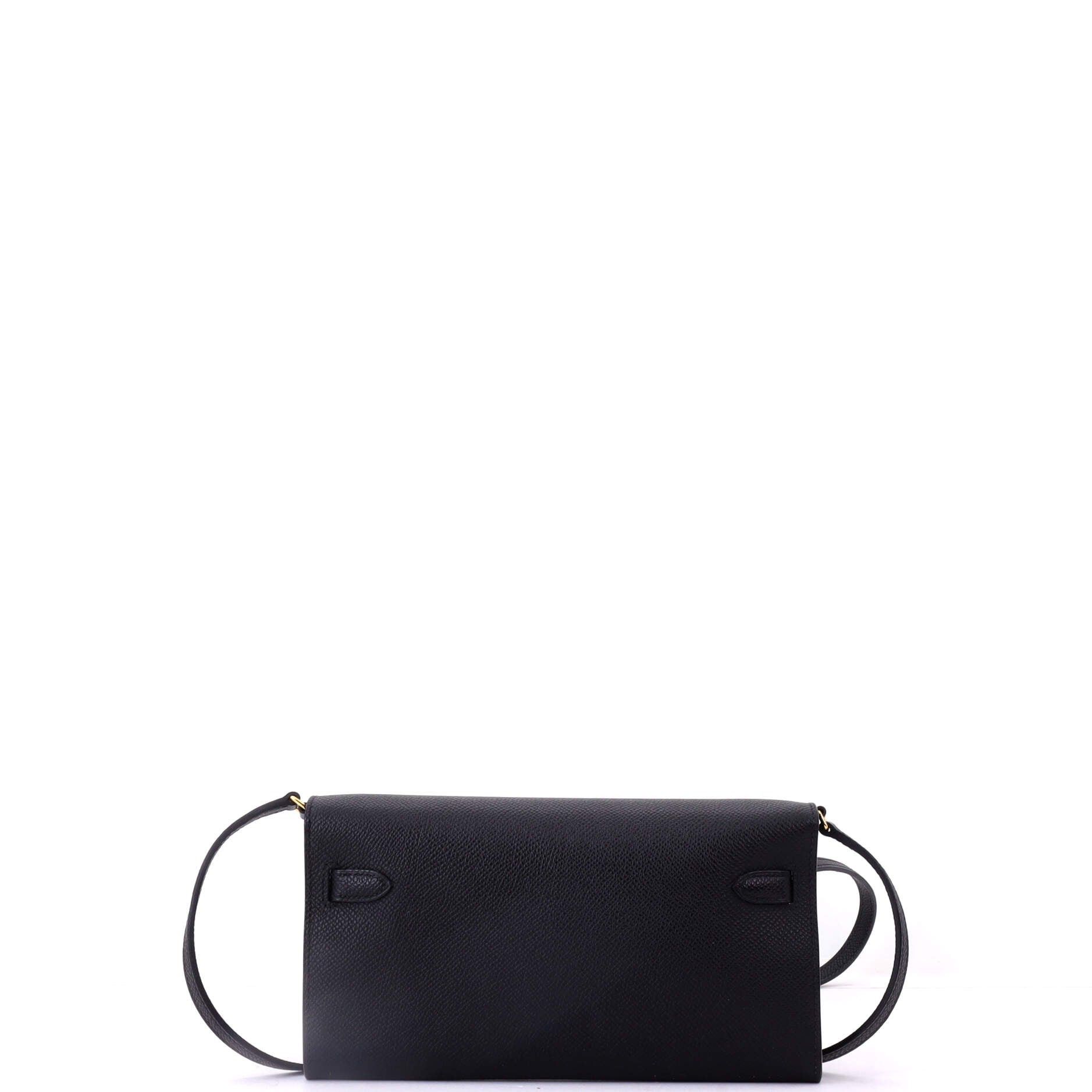 Hermes Kelly To Go Wallet Size ONE SIZE - 3 Thumbnail