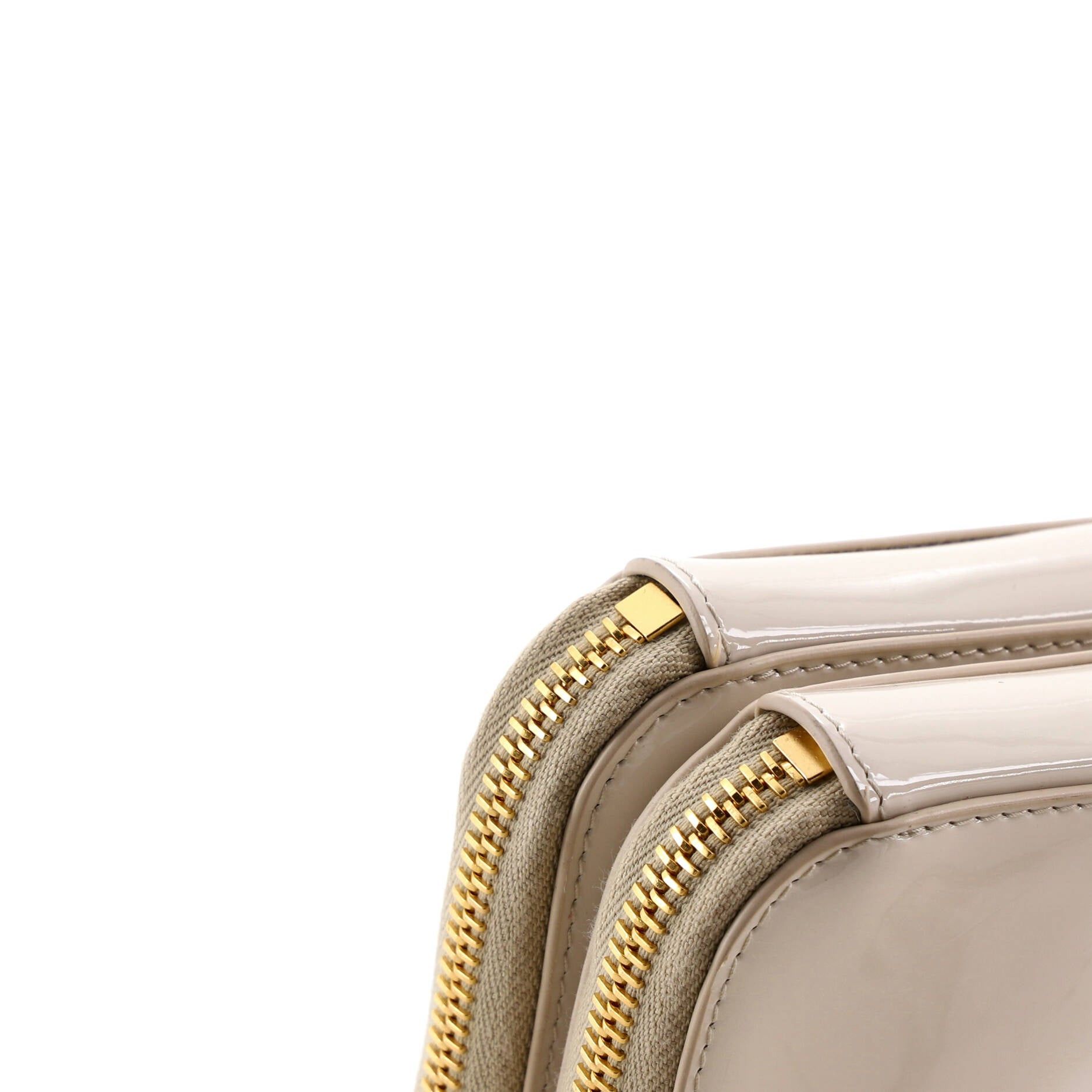 Prada Triangle Double Zip Pouch Bag with Chain Size ONE SIZE - 5 Thumbnail