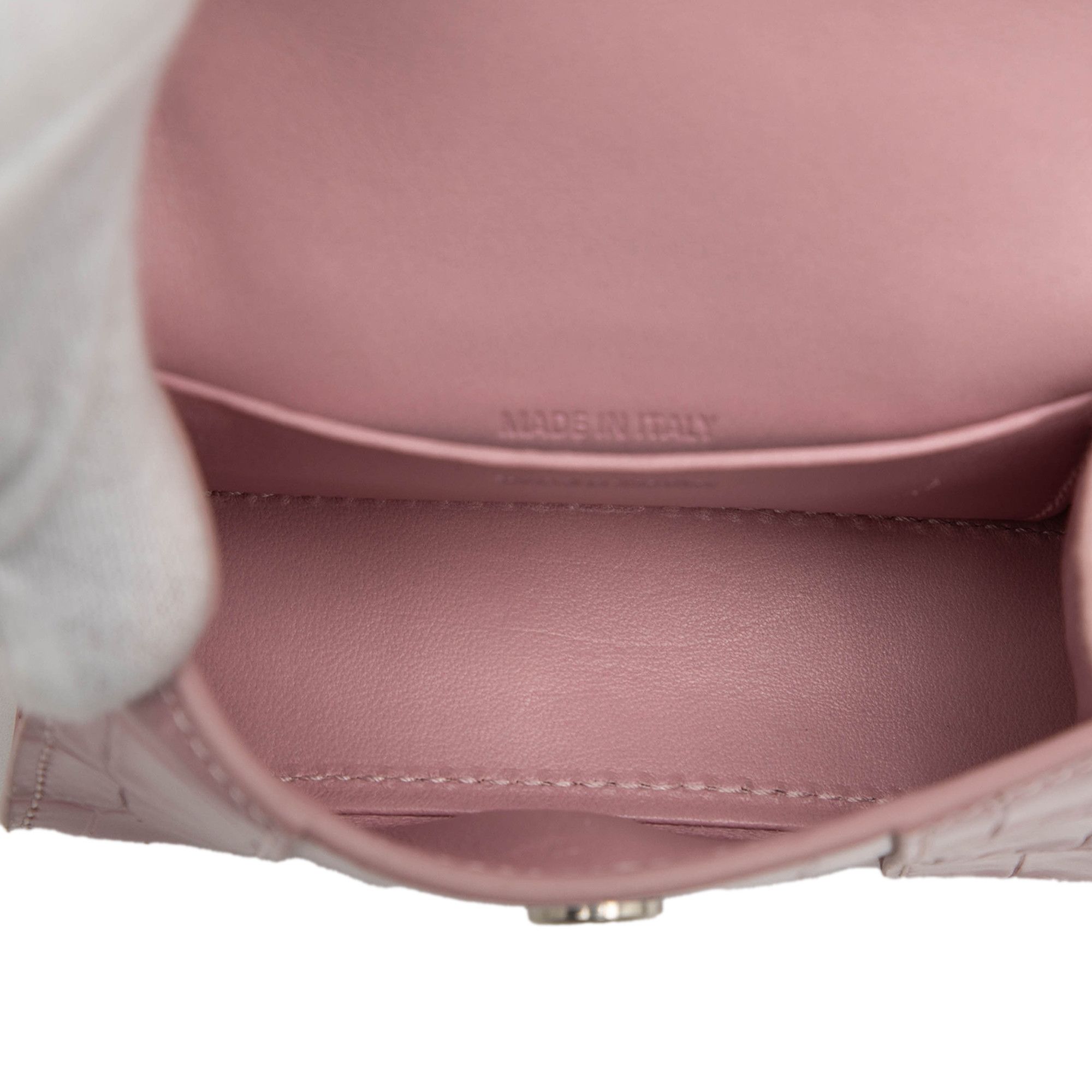 Balenciaga Balenciaga Nano Croc Embossed Hourglass Top Handle Bag Size ONE SIZE - 4 Thumbnail