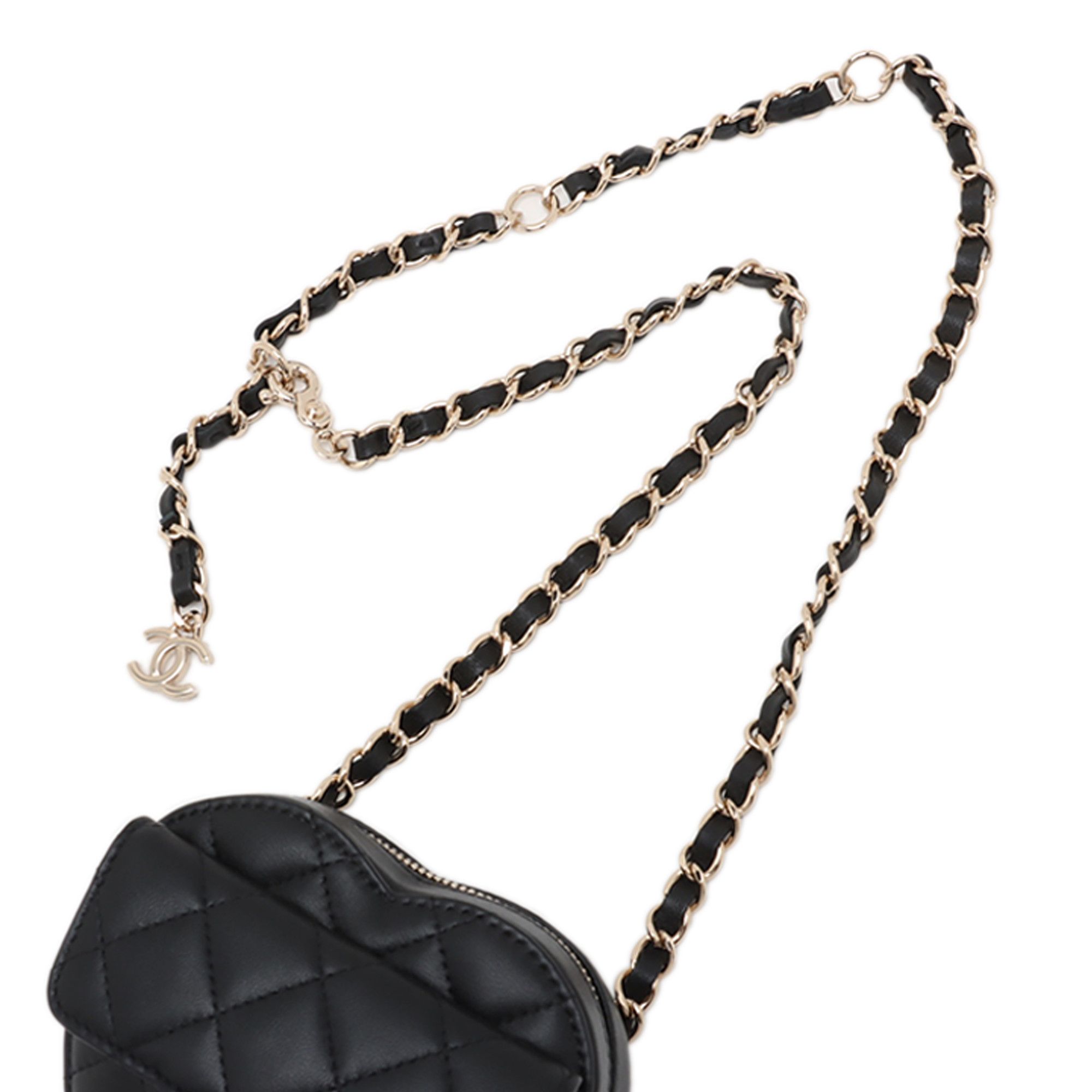 Chanel Chanel Mini Lambskin CC in Love Heart Belt Bag Size ONE SIZE - 10 Thumbnail