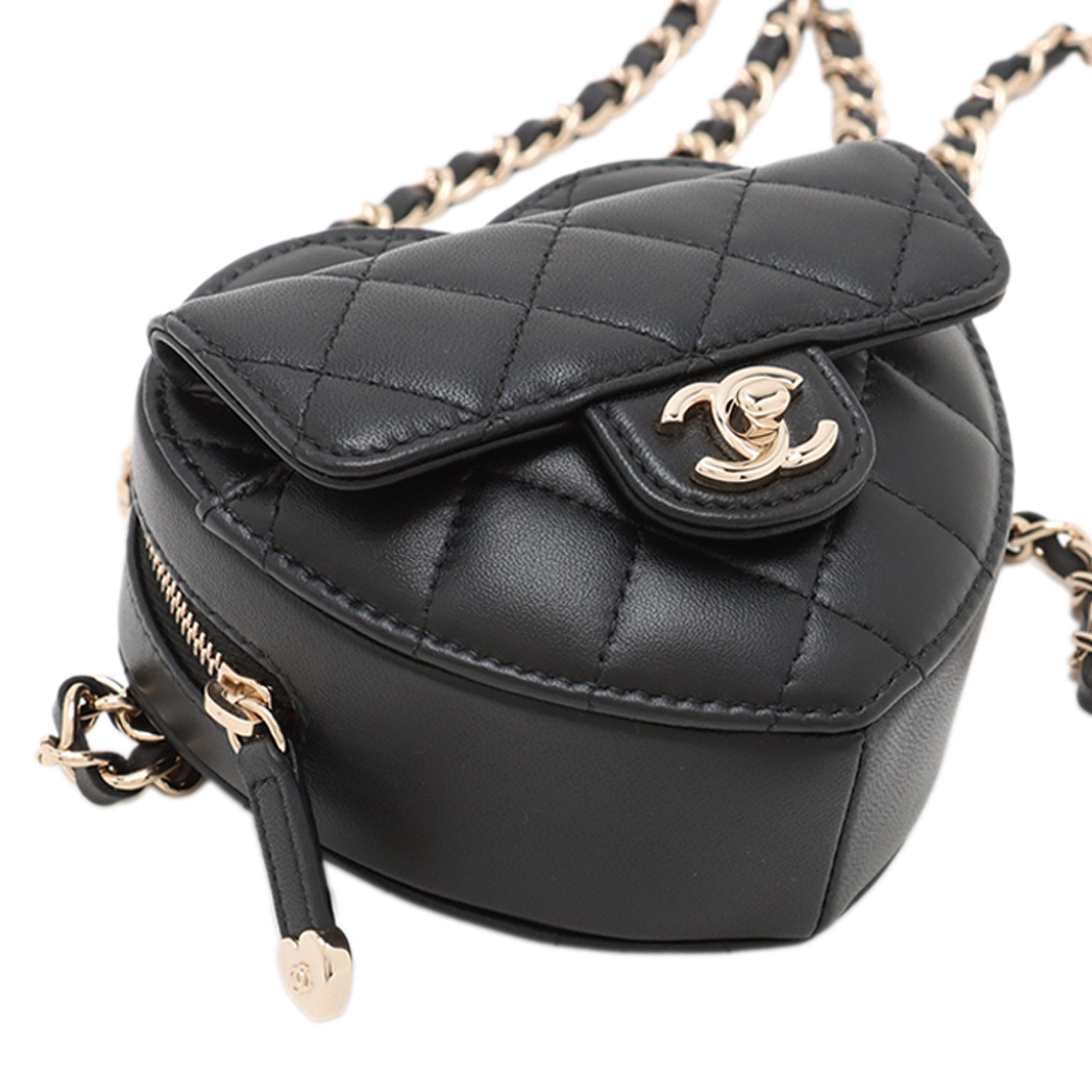 Chanel Chanel Mini Lambskin CC in Love Heart Belt Bag Size ONE SIZE - 2 Thumbnail
