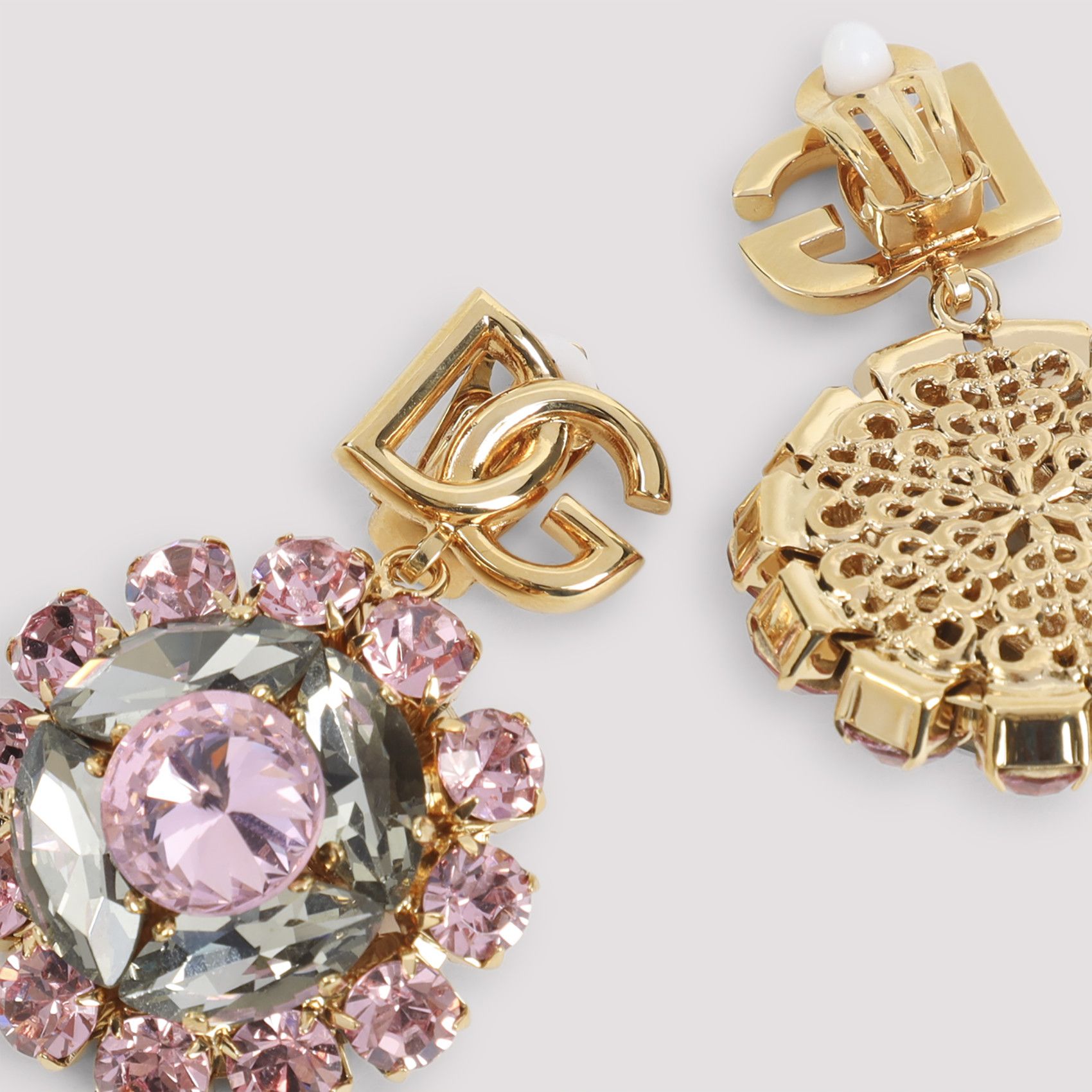 Dolce & Gabbana Dolce & Gabbana Brass Earrings Size ONE SIZE - 2 Thumbnail