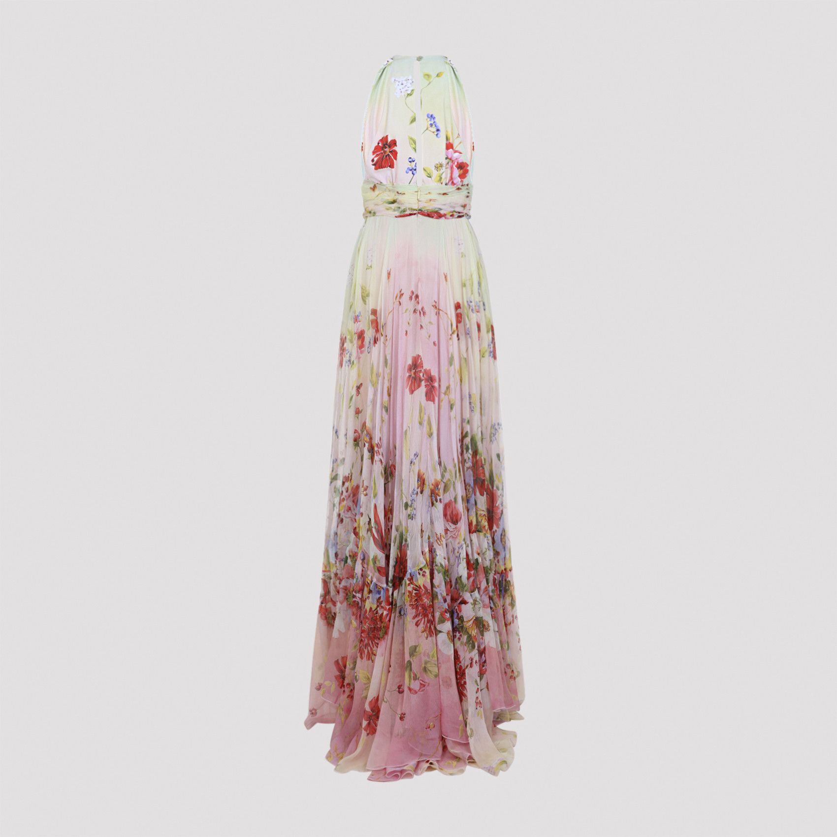 Roberto Cavalli Roberto Cavalli Miami Flowers Long Dress Size M / US 6-8 / IT 42-44 - 2 Thumbnail