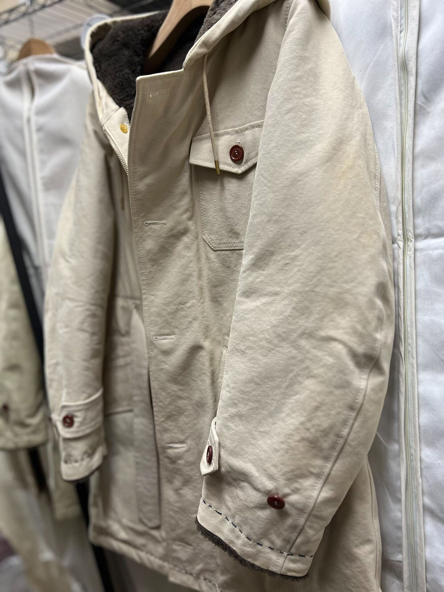 Visvim VISVIM Admiral Parka IT in Ivory Size US S / EU 44-46 / 1 - 3 Thumbnail