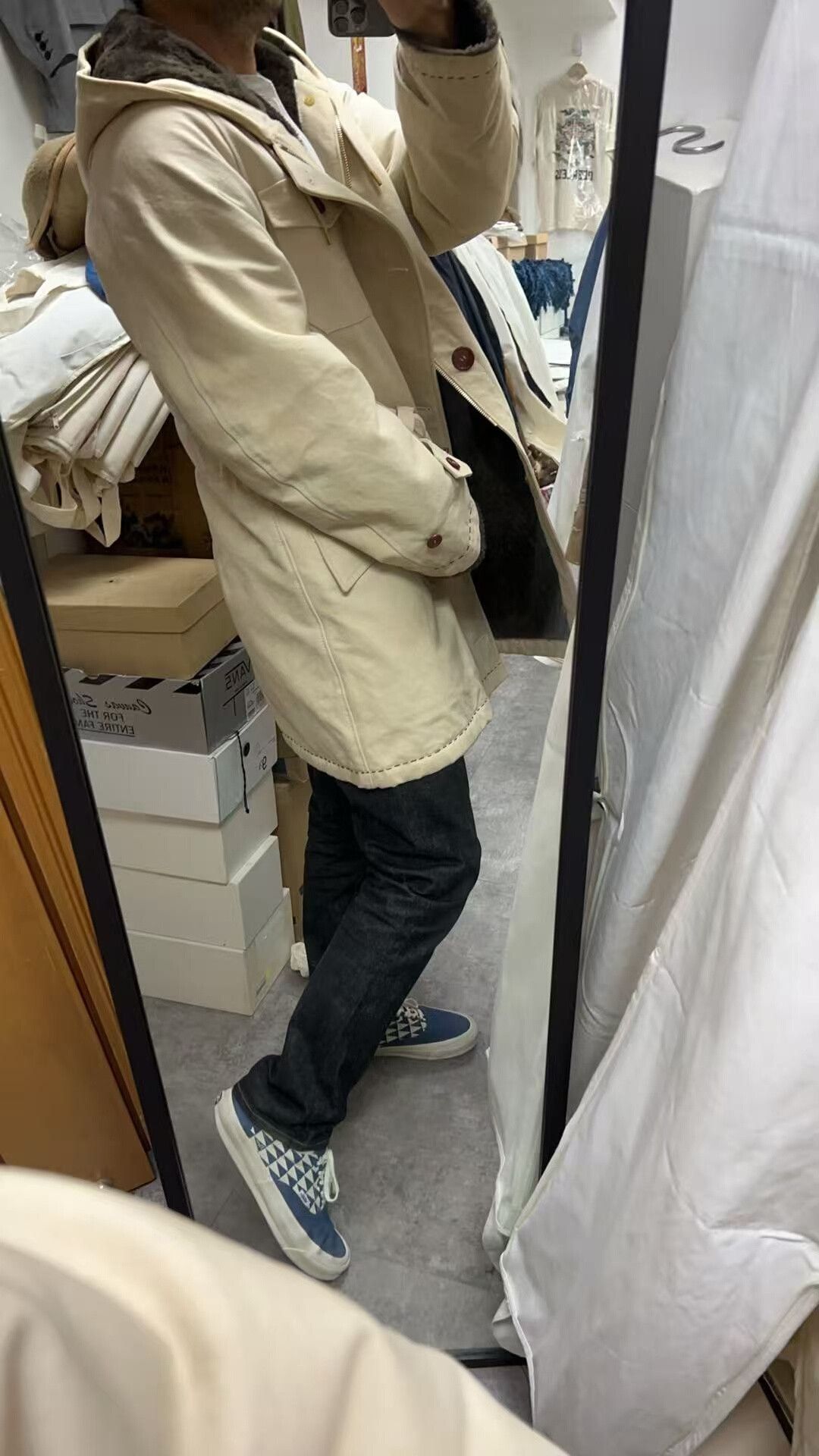 Visvim VISVIM Admiral Parka IT in Ivory Size US S / EU 44-46 / 1 - 9 Thumbnail