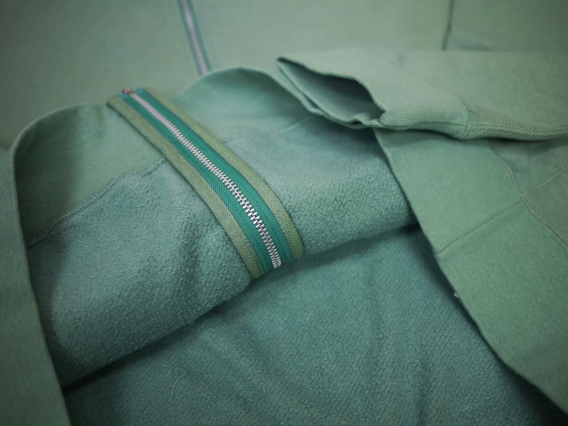 Visvim VISVIM Jumbo SB Hoodie F.Z in Light Green Size US L / EU 52-54 / 3 - 5 Thumbnail