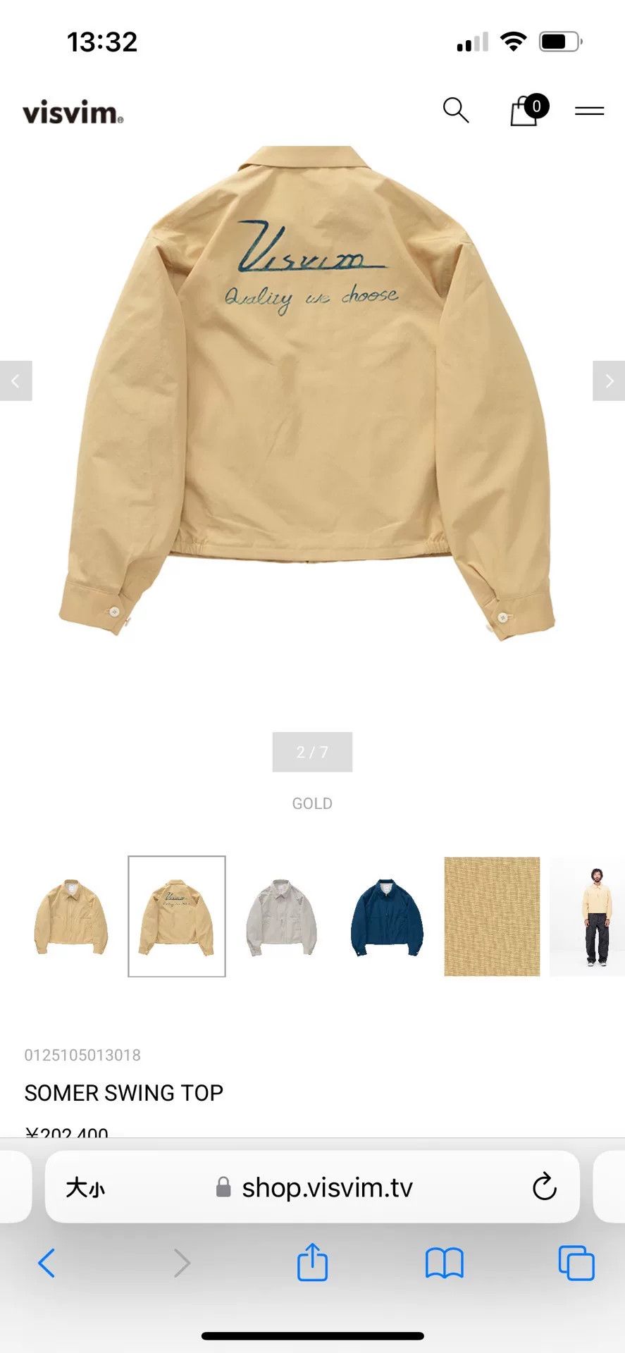 Visvim VISVIM Somer Swing Top Jacket for Sale Size US XL / EU 56 / 4 - 2 Thumbnail