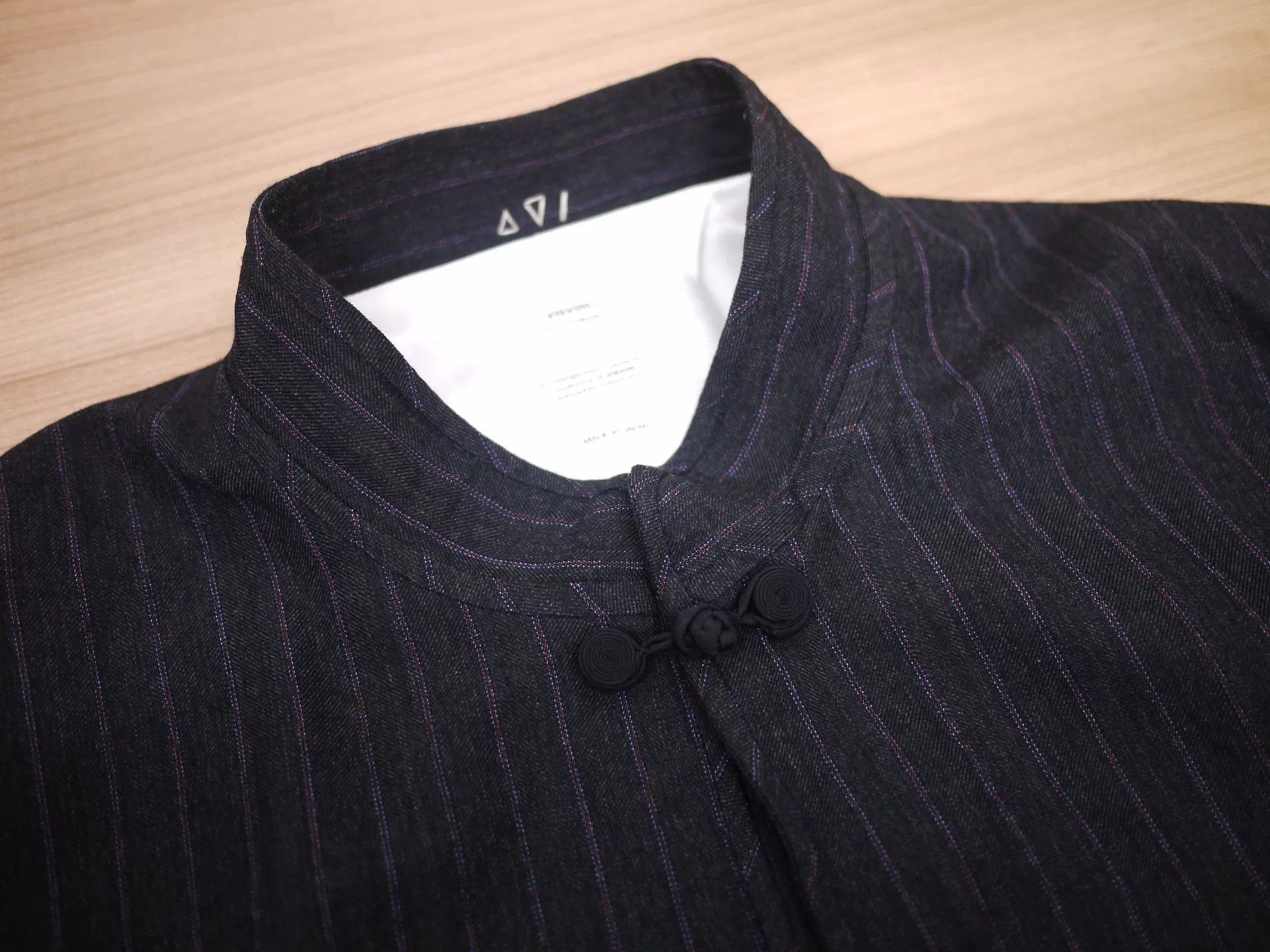Visvim VISVIM DHARIA SHIRT PINSTRIPE BLACK Size US L / EU 52-54 / 3 - 3 Thumbnail