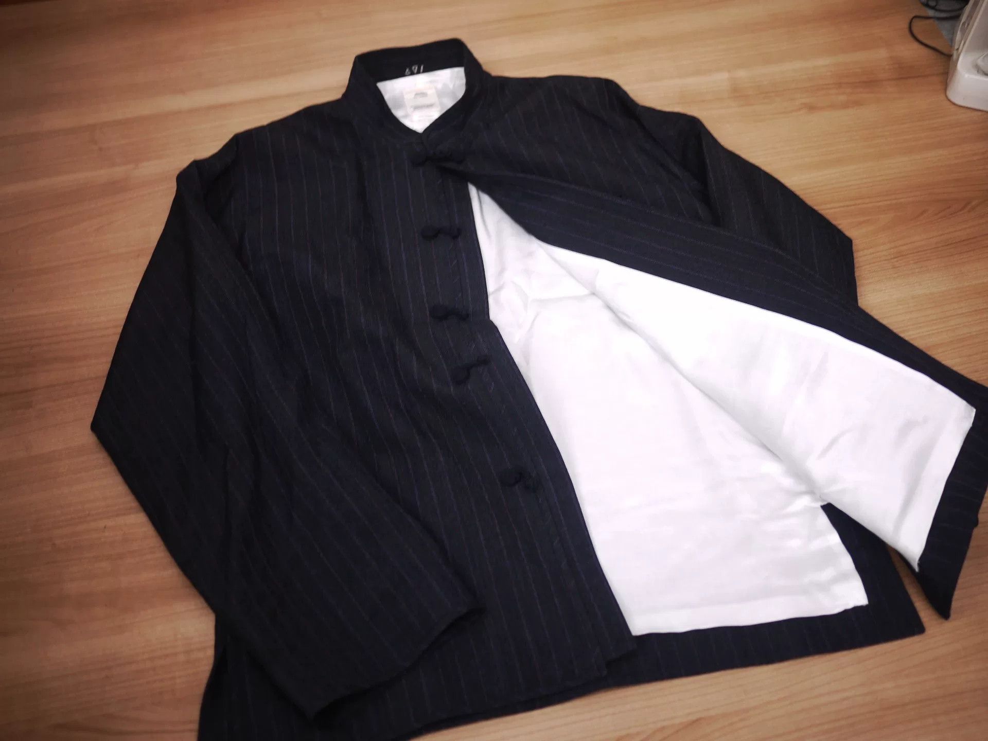 Visvim VISVIM DHARIA SHIRT PINSTRIPE BLACK Size US L / EU 52-54 / 3 - 7 Thumbnail