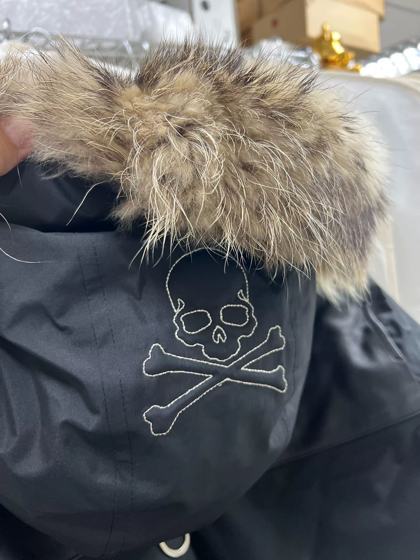 Mastermind Japan MASTERMIND JAPAN Down Jacket with Fur Collar Size US L / EU 52-54 / 3 - 4 Thumbnail