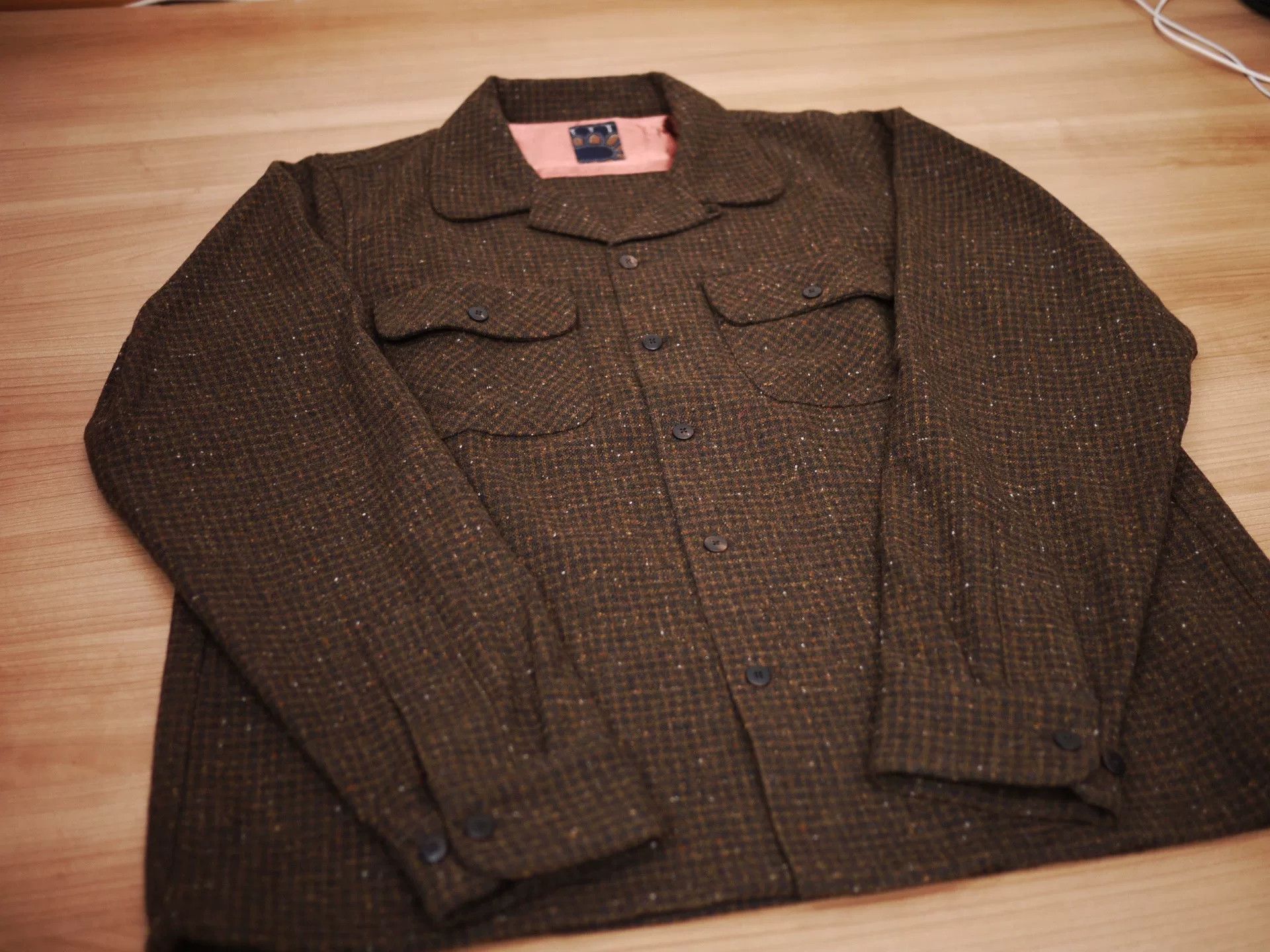 Visvim Visvim ICT Boomer Shirt in Brown Size US S / EU 44-46 / 1 - 2 Thumbnail