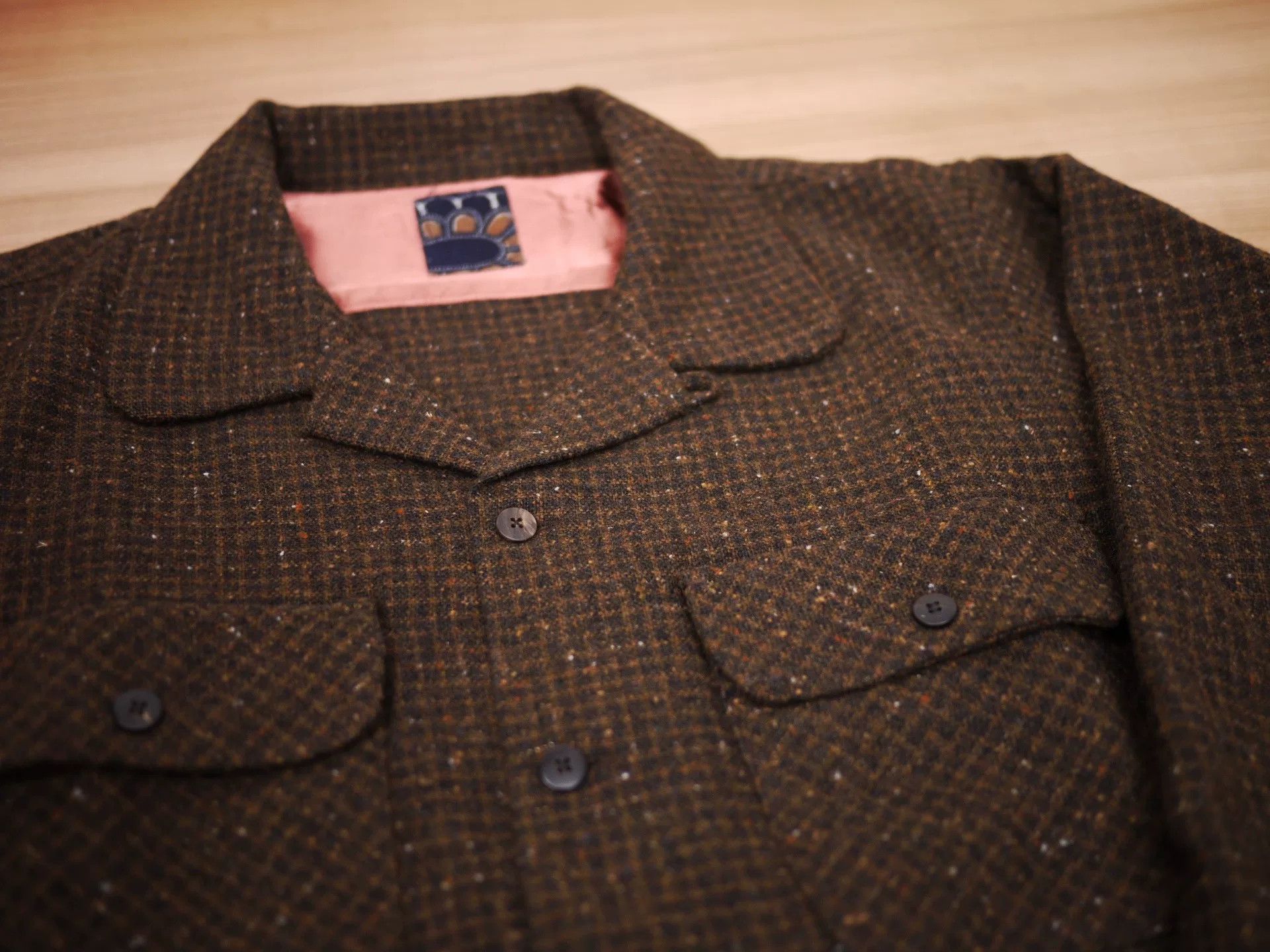 Visvim Visvim ICT Boomer Shirt in Brown Size US S / EU 44-46 / 1 - 3 Thumbnail