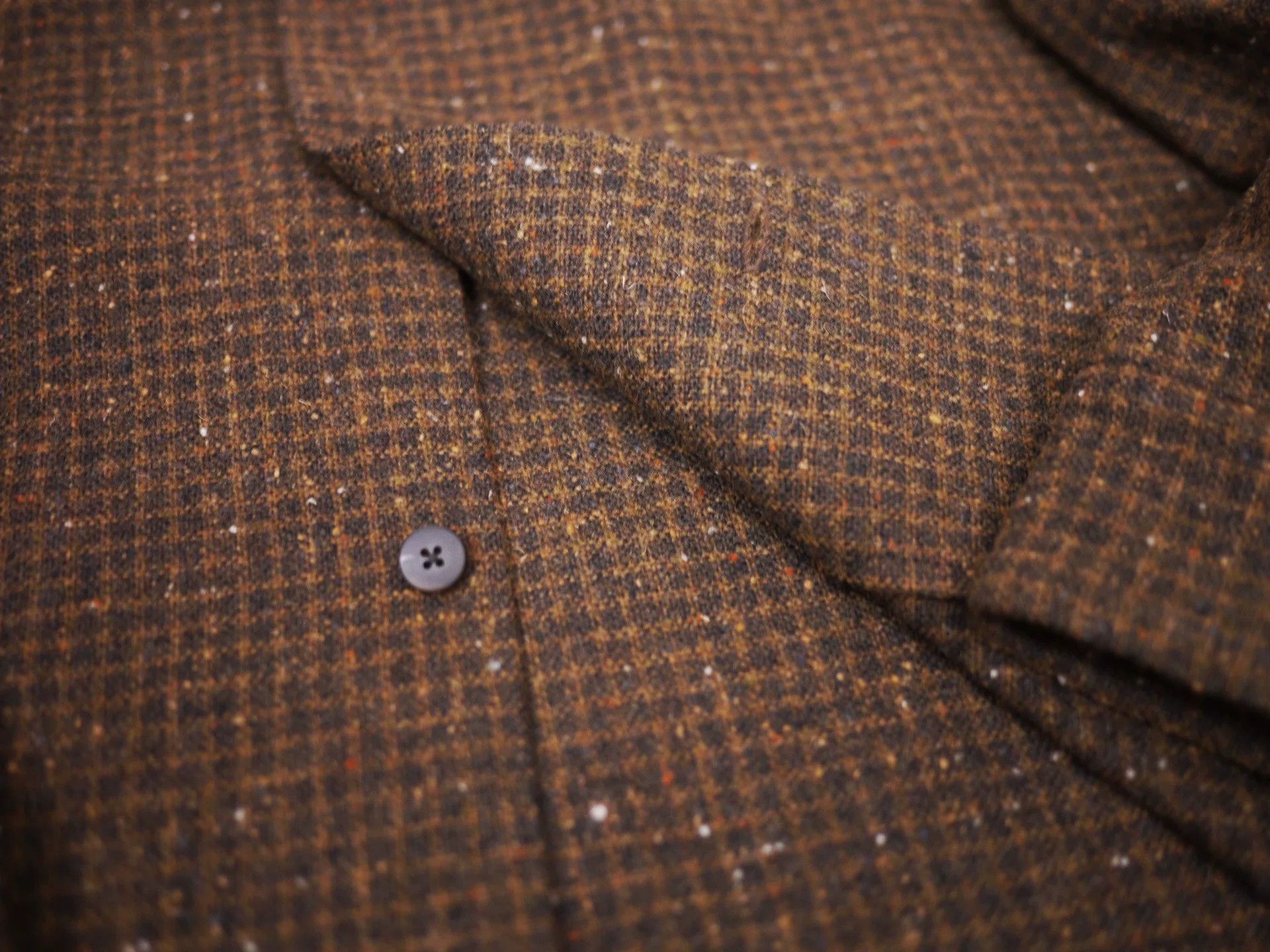 Visvim Visvim ICT Boomer Shirt in Brown Size US S / EU 44-46 / 1 - 5 Thumbnail