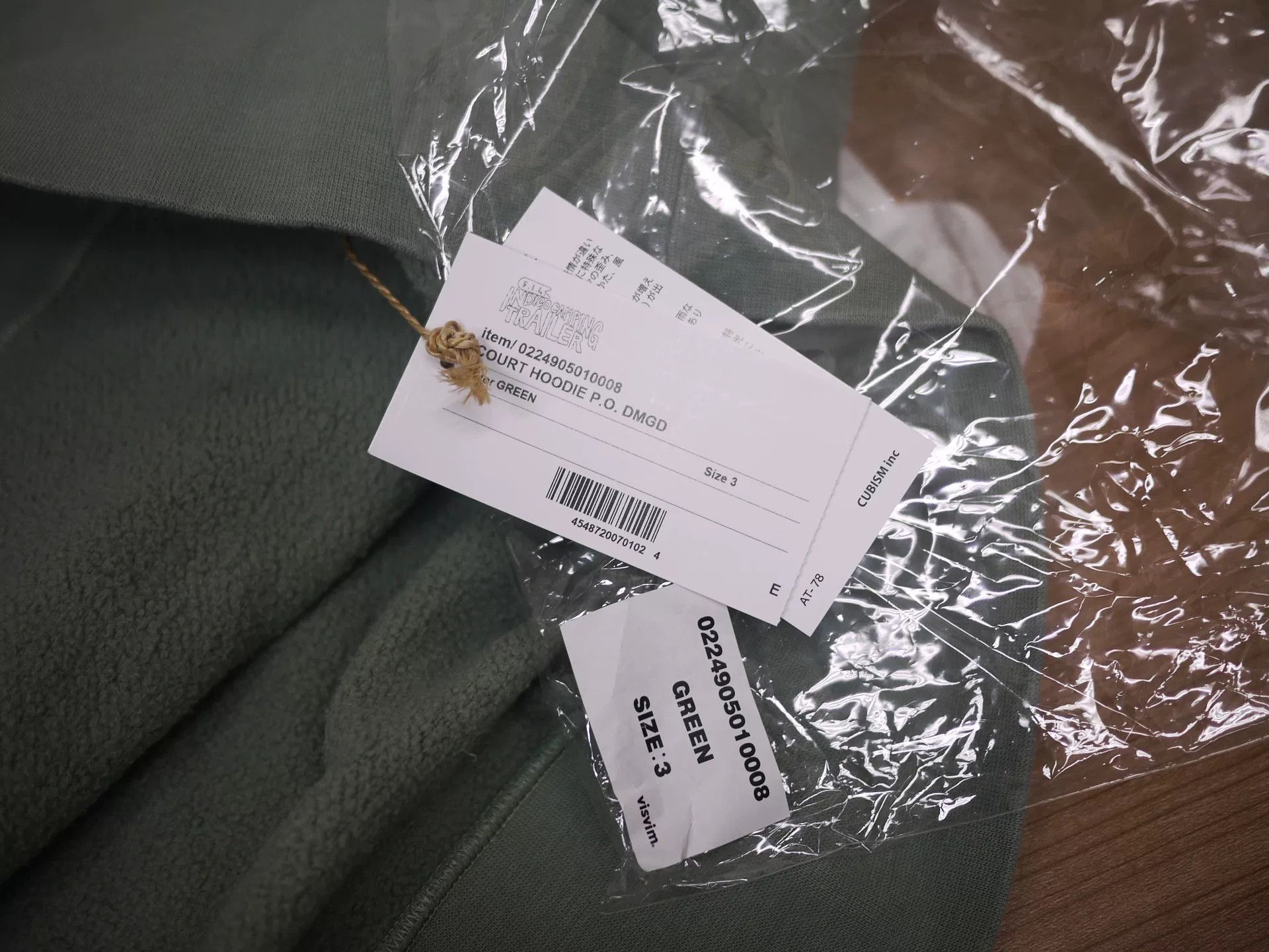 Visvim VISVIM ICT Court Hoodie in Green Size US L / EU 52-54 / 3 - 8 Thumbnail