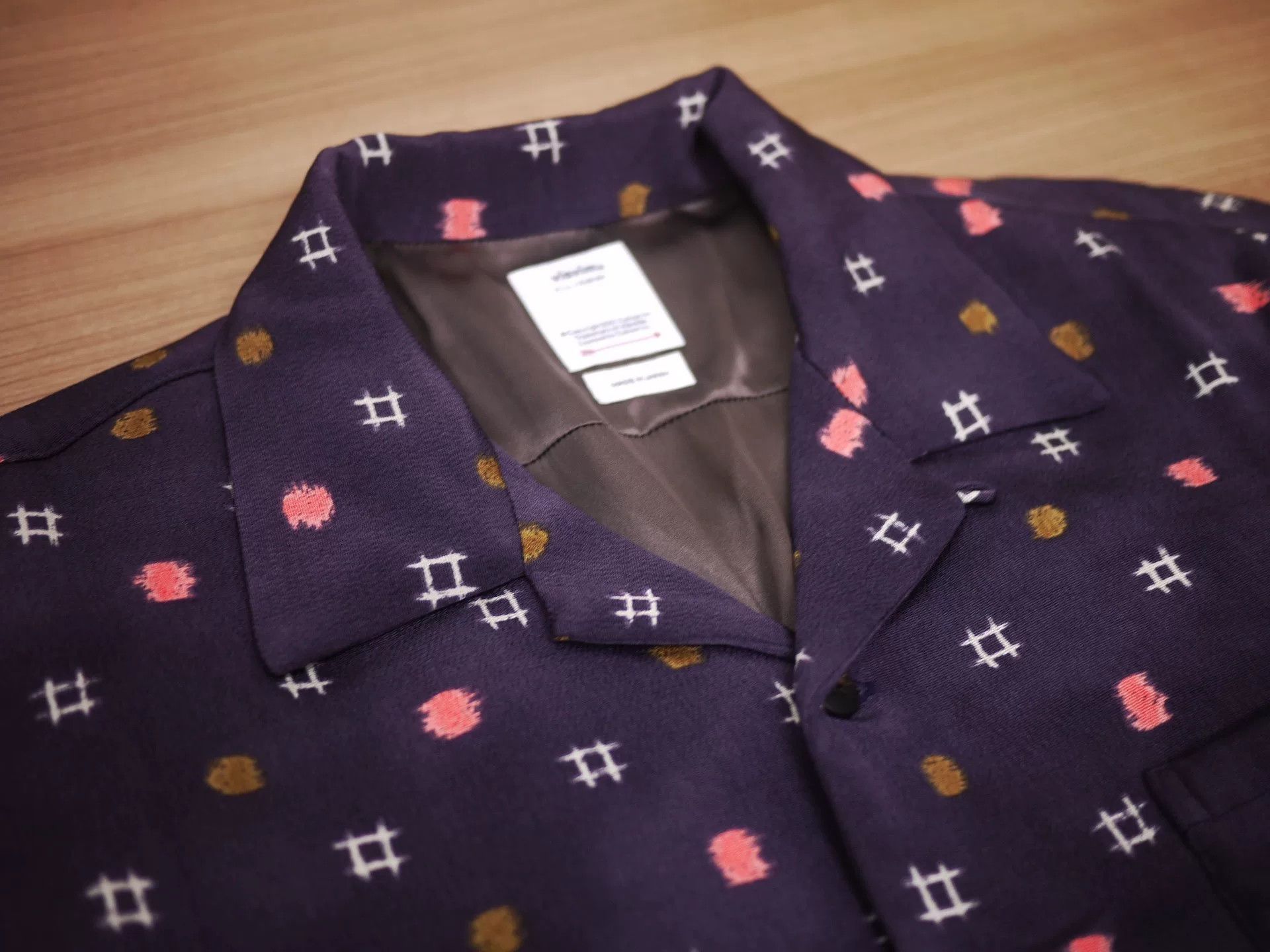 Visvim Visvim Wallis Shirt in Purple Silk Size US M / EU 48-50 / 2 - 5 Thumbnail