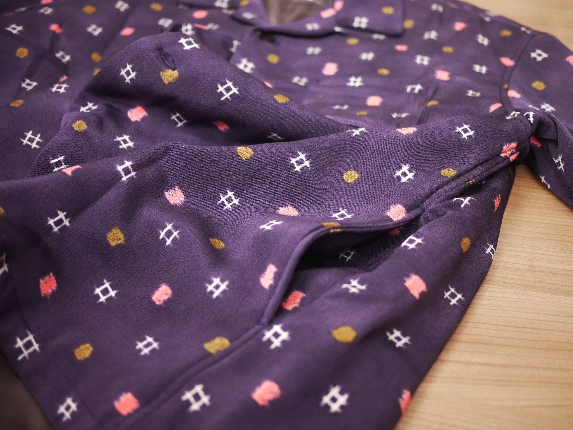 Visvim Visvim Wallis Shirt in Purple Silk Size US M / EU 48-50 / 2 - 8 Thumbnail