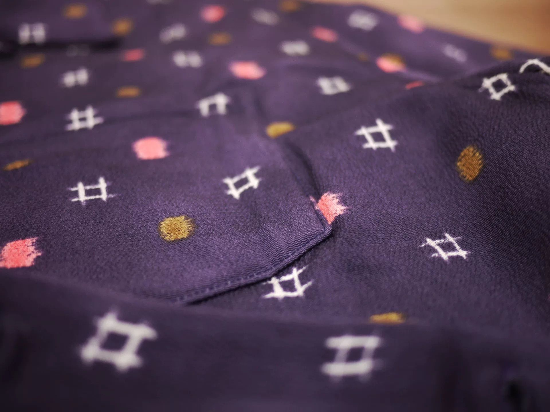 Visvim Visvim Wallis Shirt in Purple Silk Size US M / EU 48-50 / 2 - 7 Thumbnail