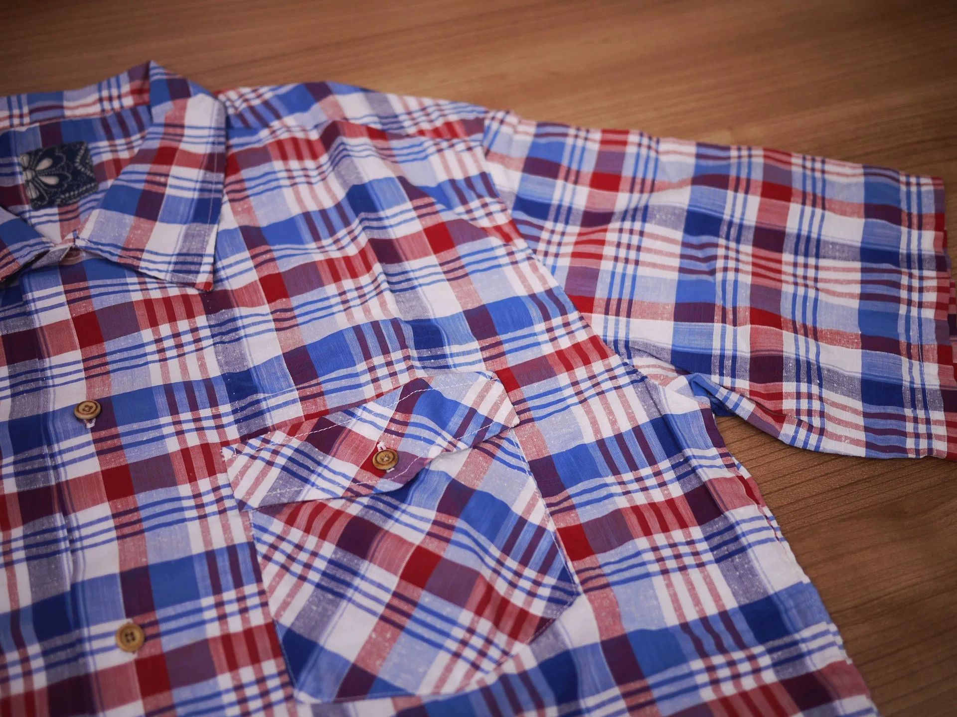 Visvim VISVIM ICT Rust Belt Shirt Blue Check Size US XXL / EU 58 / 5 - 3 Thumbnail
