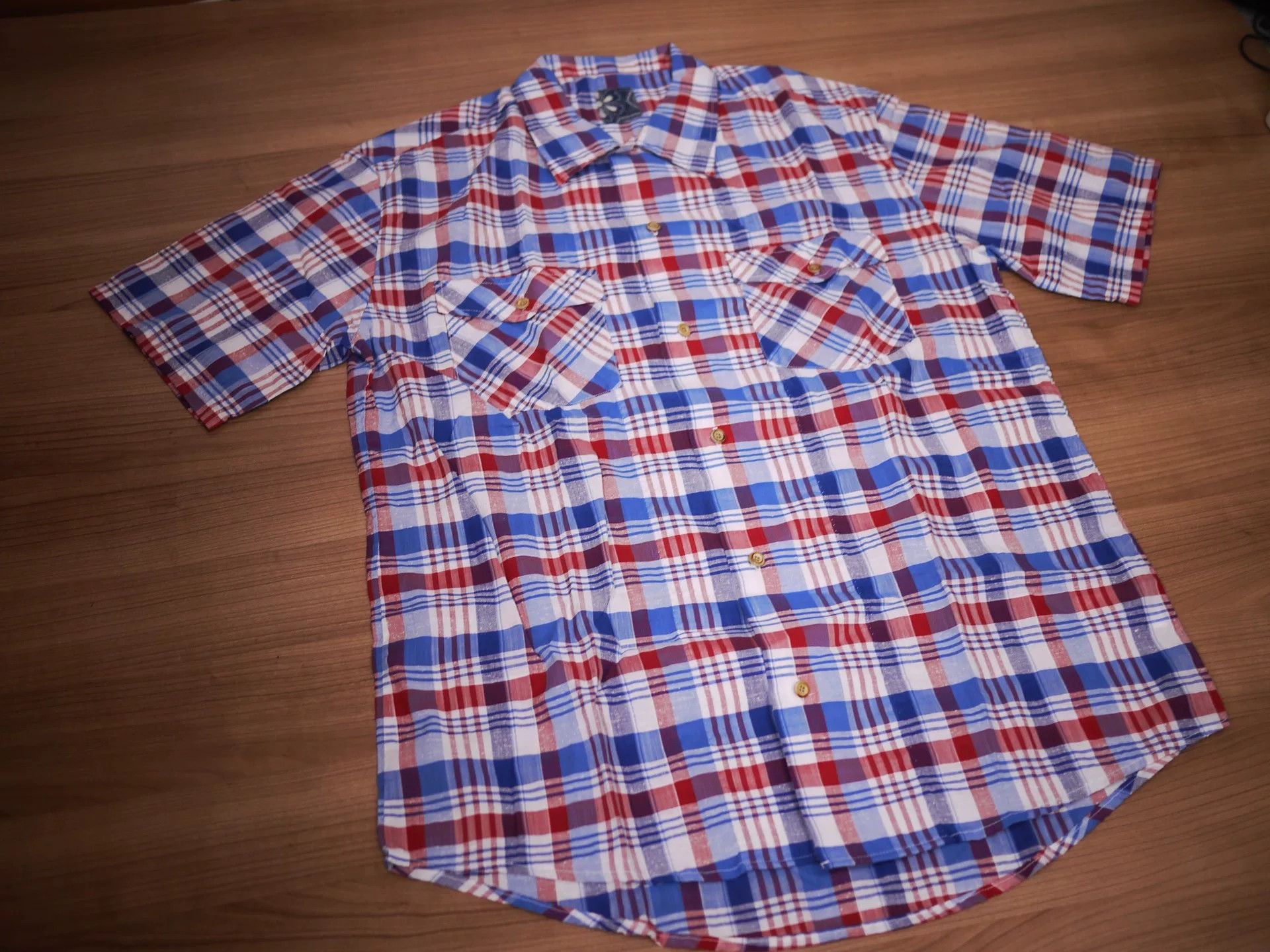 Visvim VISVIM ICT Rust Belt Shirt Blue Check Size US XXL / EU 58 / 5 - 2 Thumbnail
