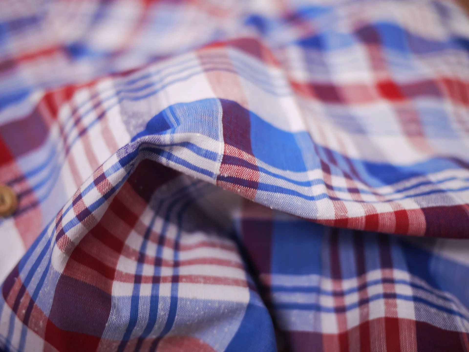 Visvim VISVIM ICT Rust Belt Shirt Blue Check Size US XXL / EU 58 / 5 - 6 Thumbnail