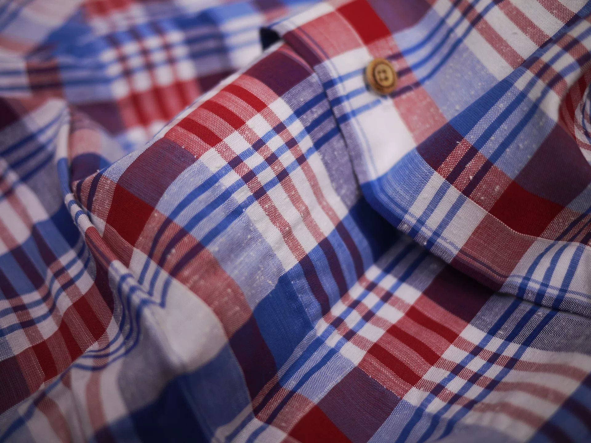 Visvim VISVIM ICT Rust Belt Shirt Blue Check Size US XXL / EU 58 / 5 - 7 Thumbnail