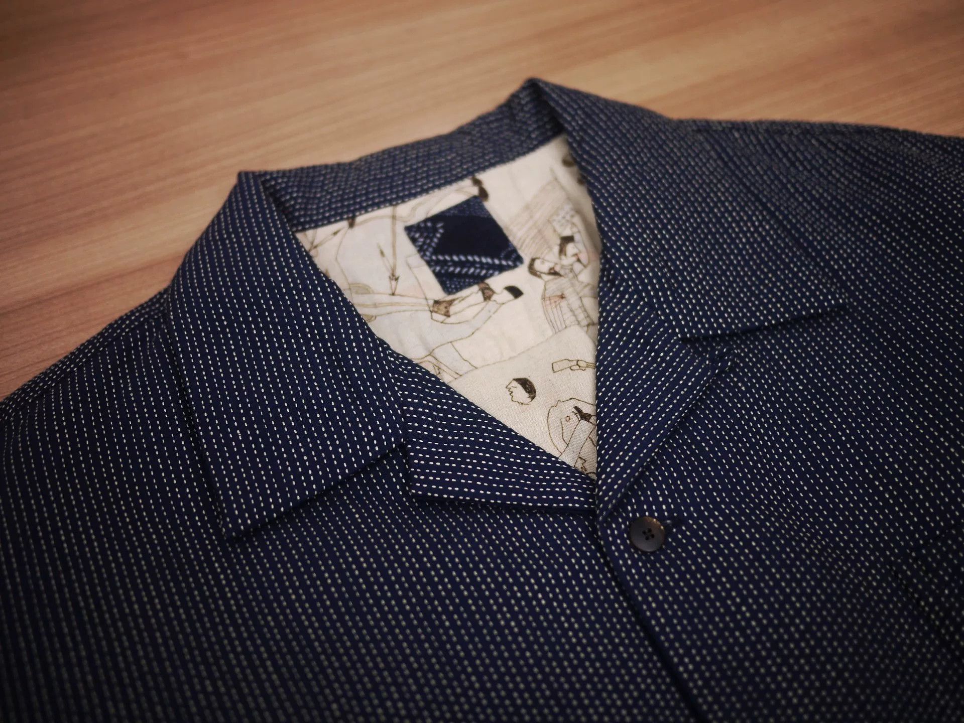 Visvim VISVIM ICT Wallis Down Shirt Navy Size US XL / EU 56 / 4 - 4 Thumbnail